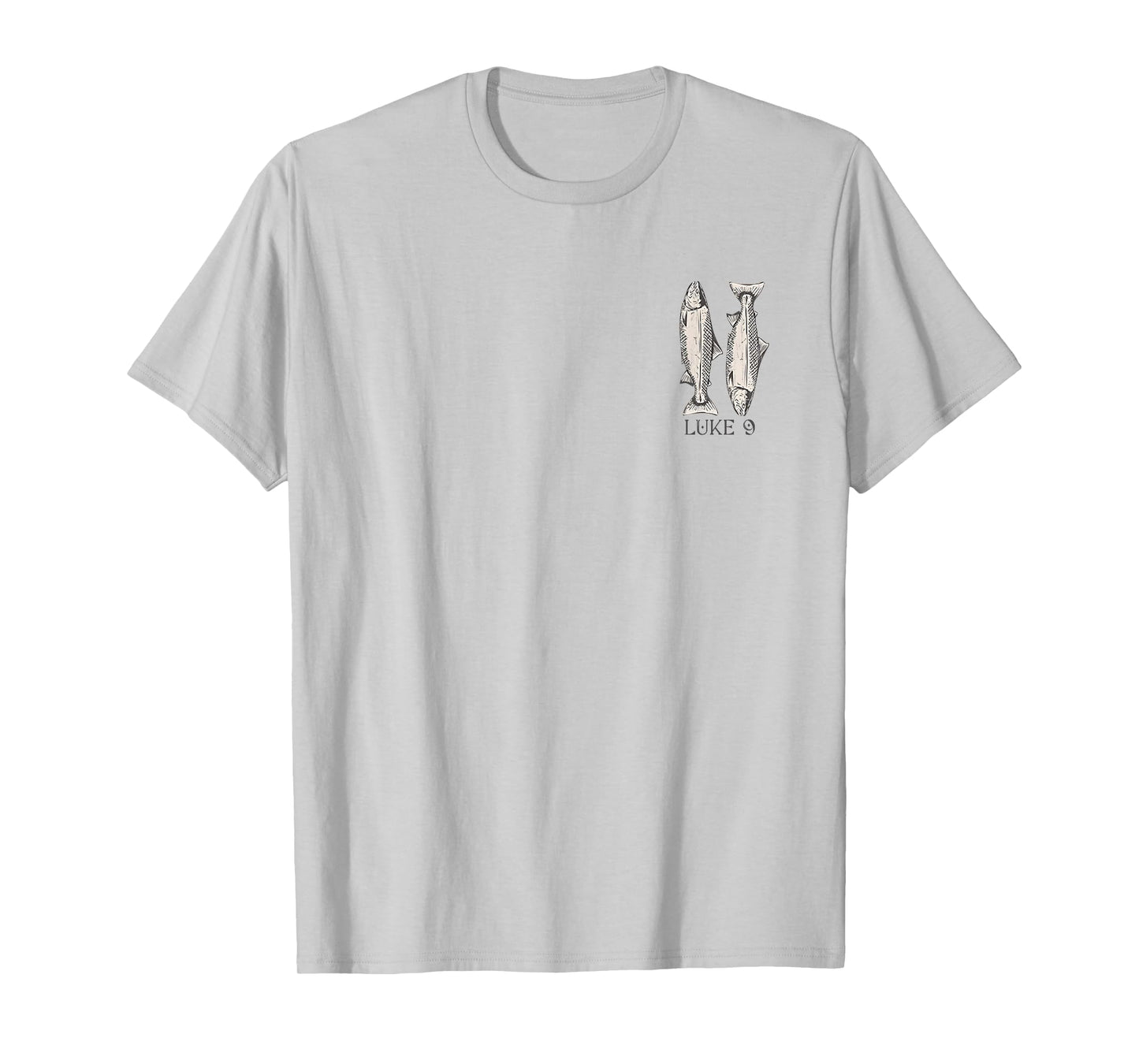 God's Math, Equals 5000 Meals, Jesus Feeds - Front and Back T-Shirt