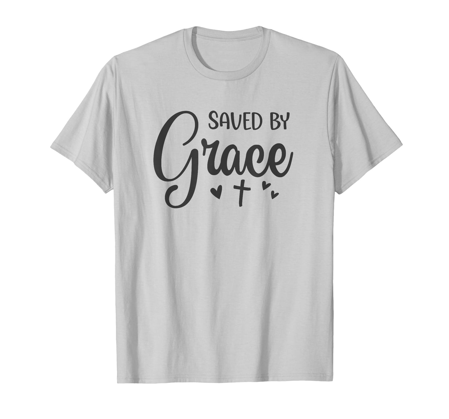 Cute Saved By Grace For Christian Women T-Shirt