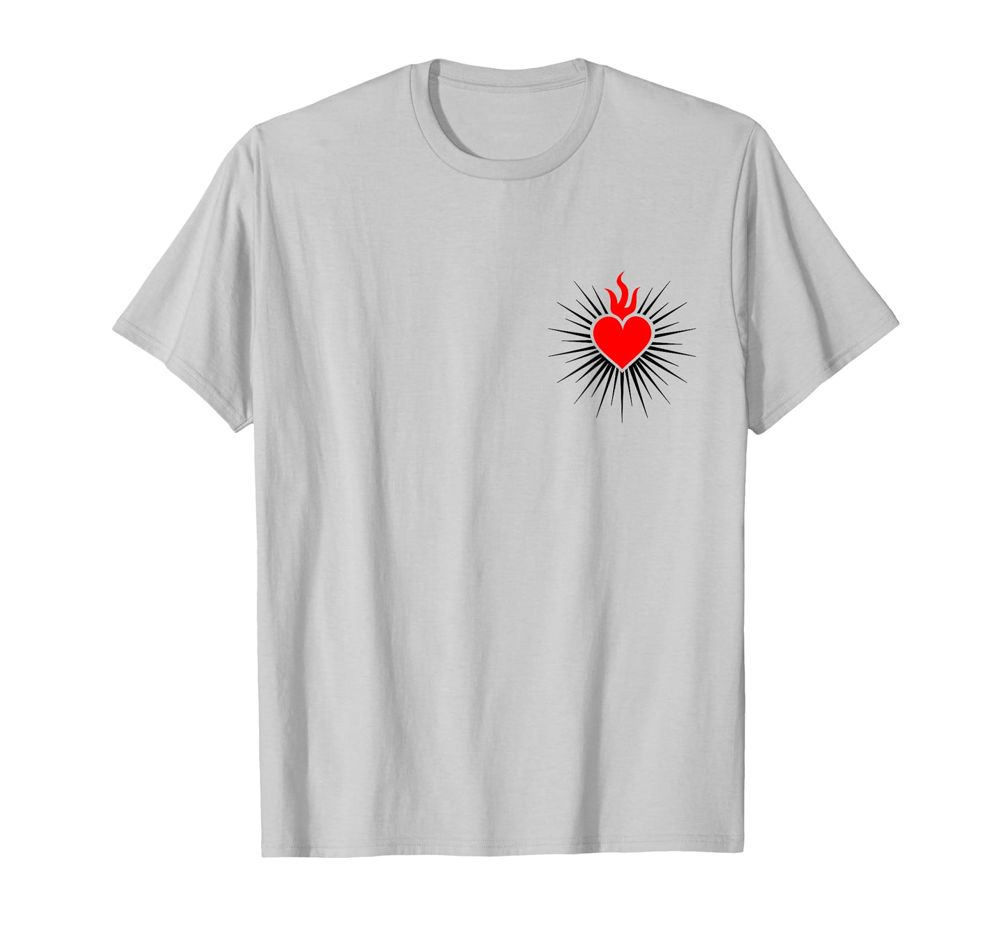 Sacred Heart Love Jesus Christ God Christian Church Religion T-Shirt