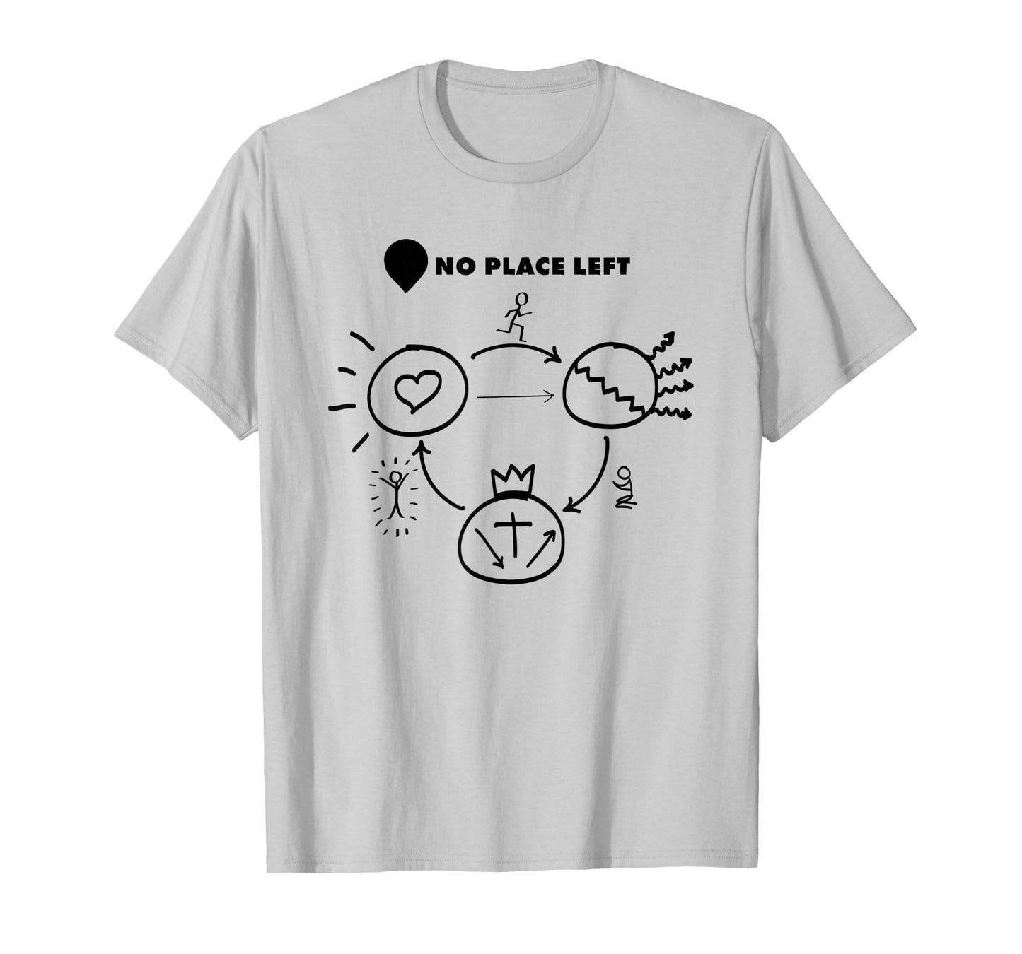 Funny 3 Circles Gospel, Christian Jesus God's Design T-Shirt