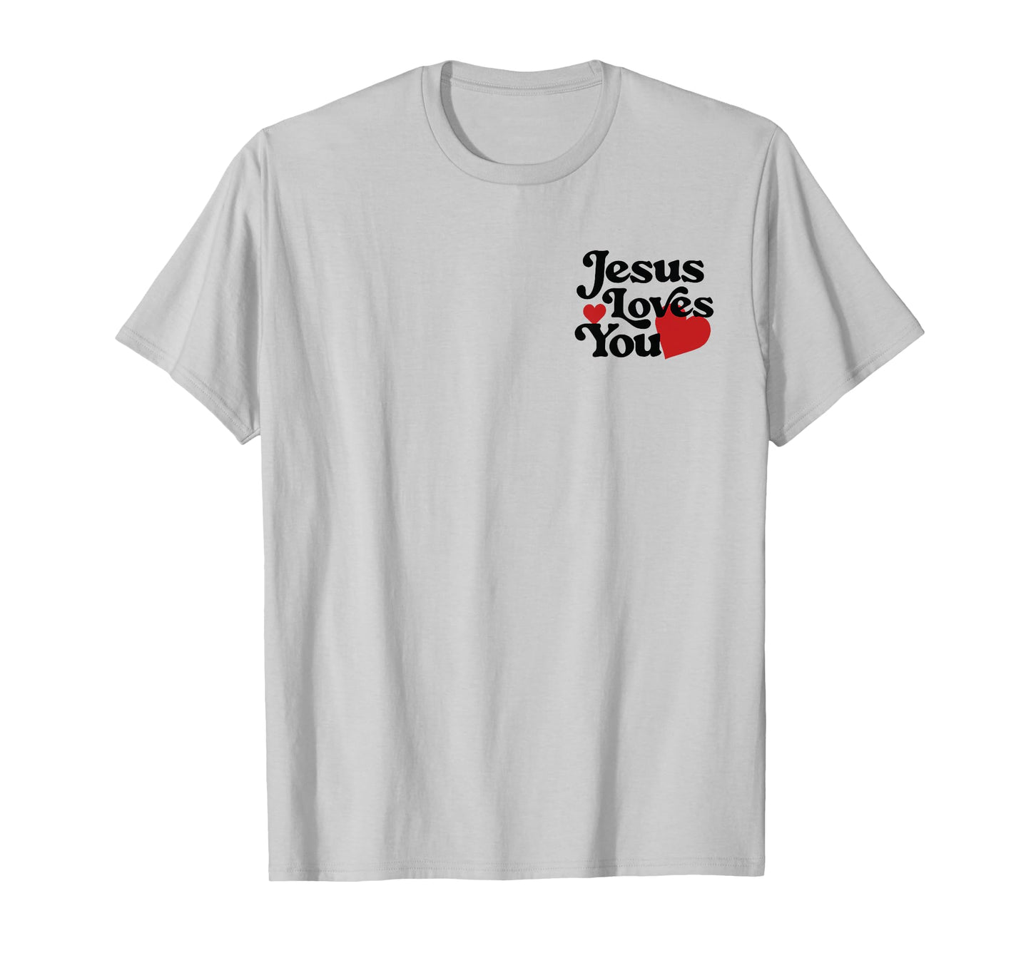 2SIDE Jesus Loves You Christian Graphic T-Shirt