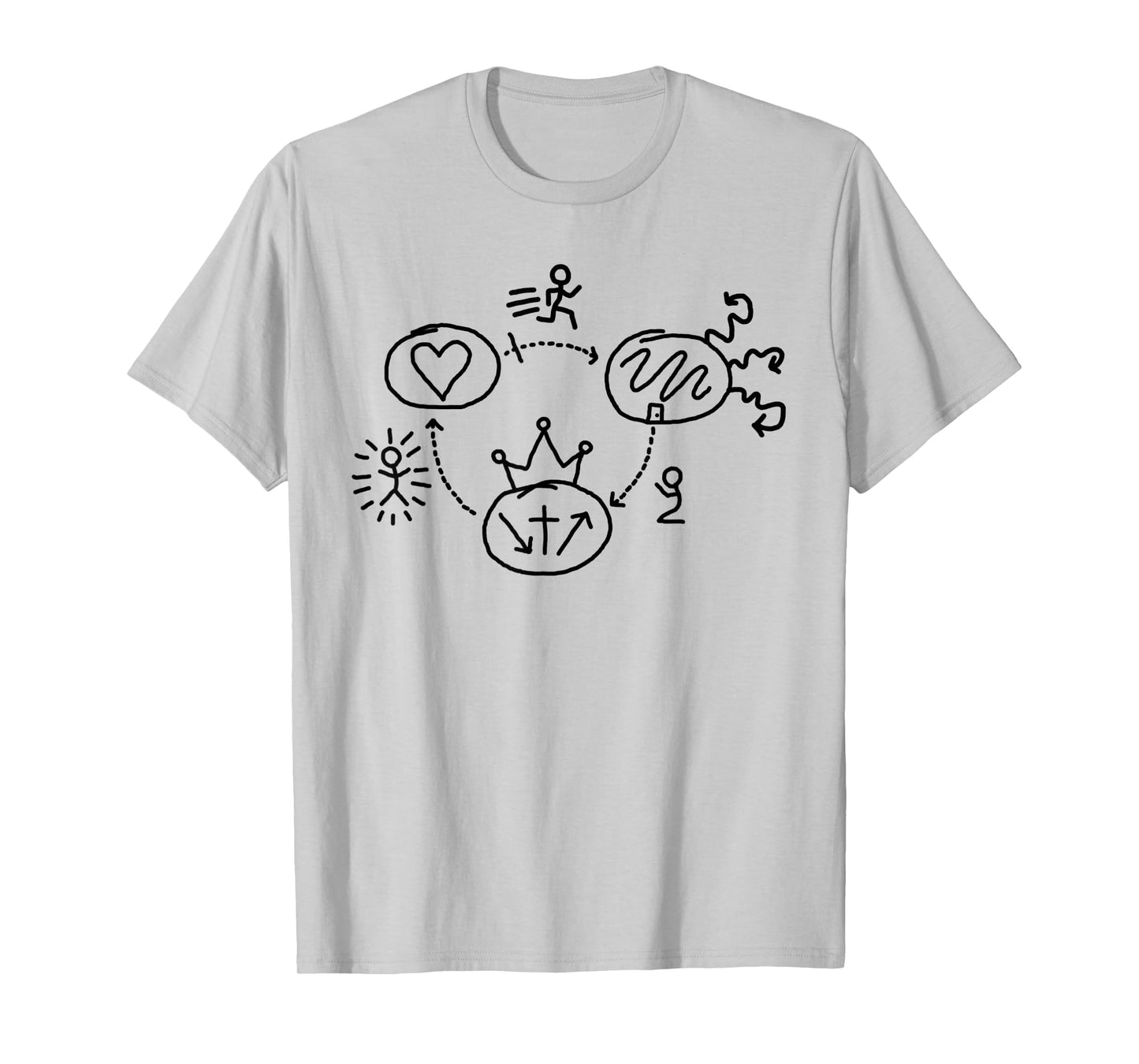 3-Circles - Black Ink T-Shirt