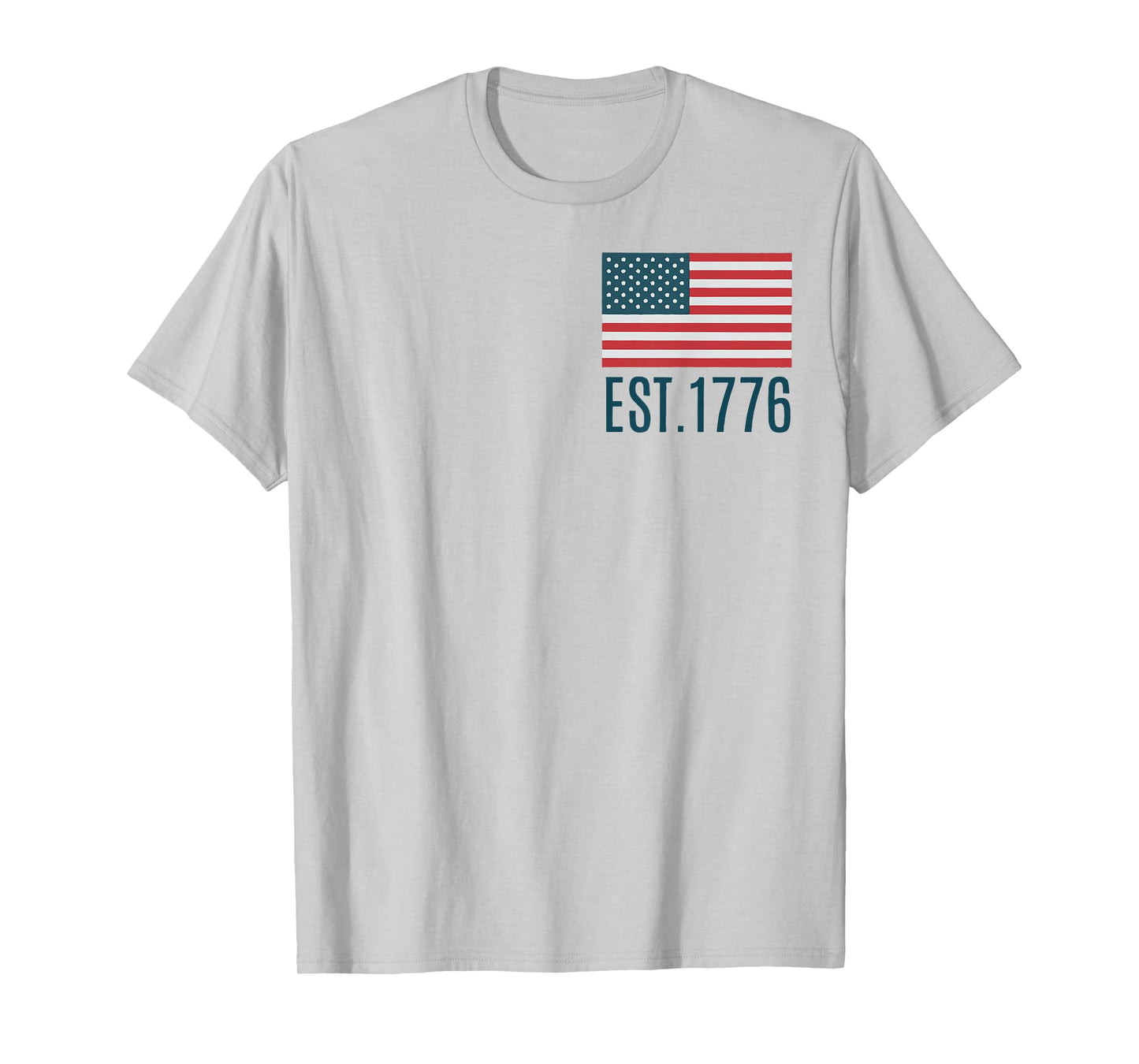 (2sided Front+Back) Land of the free because of the brave T-Shirt