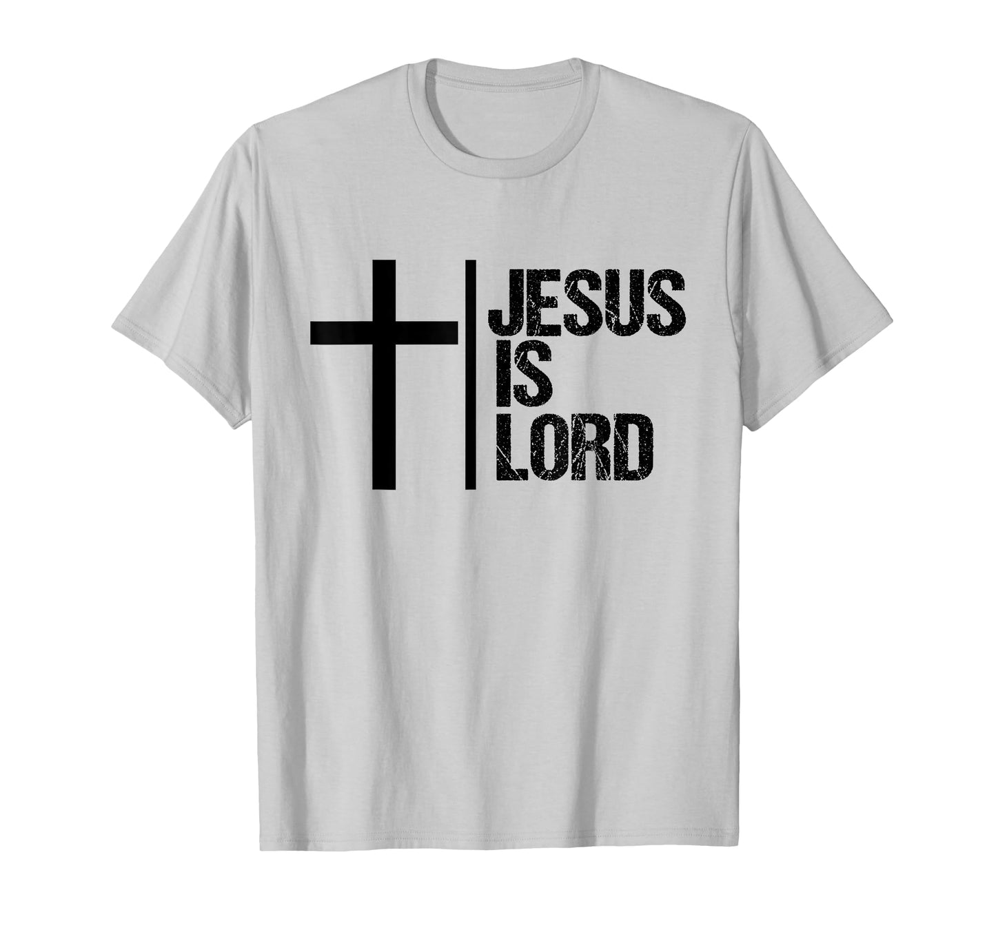 Jesus is Lord T-Shirt Cross Faith Christian Bible God Holy T-Shirt