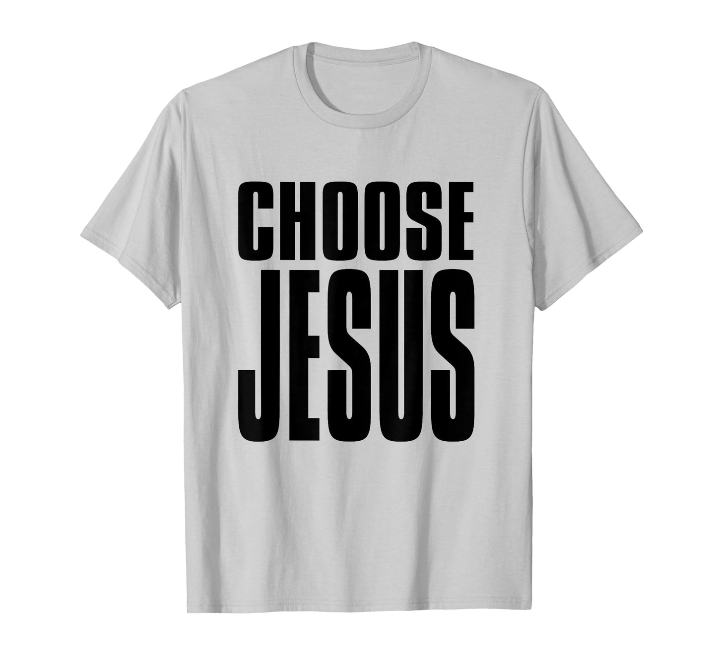 Choose Jesus Retro 80's Bold Minimal Christian Faith Street T-Shirt