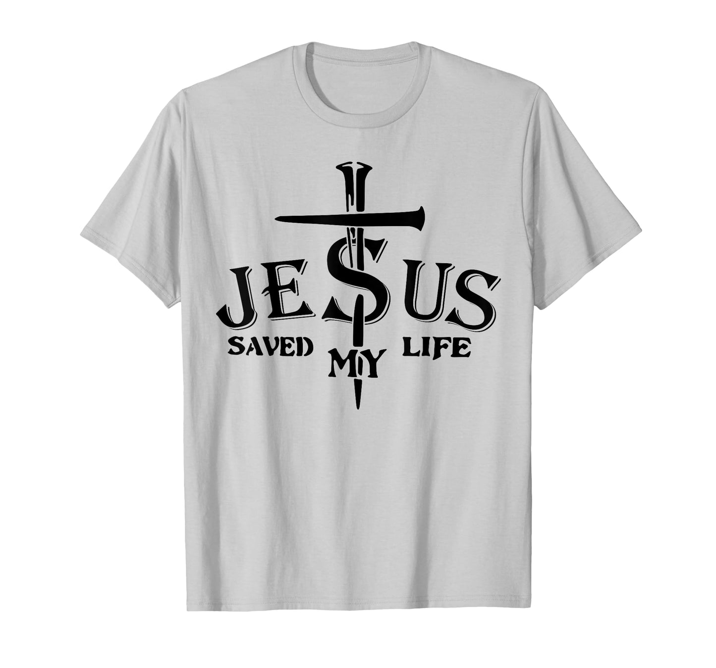 Jesus Saved My Life Cross T-Shirt
