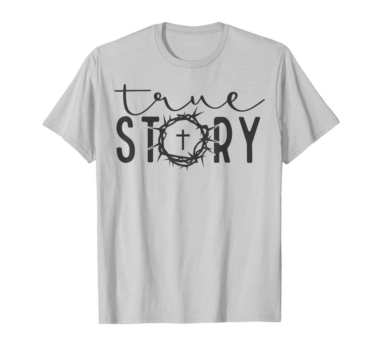 He Is Risen Cross Jesus Easter Day Christians True Story T-Shirt