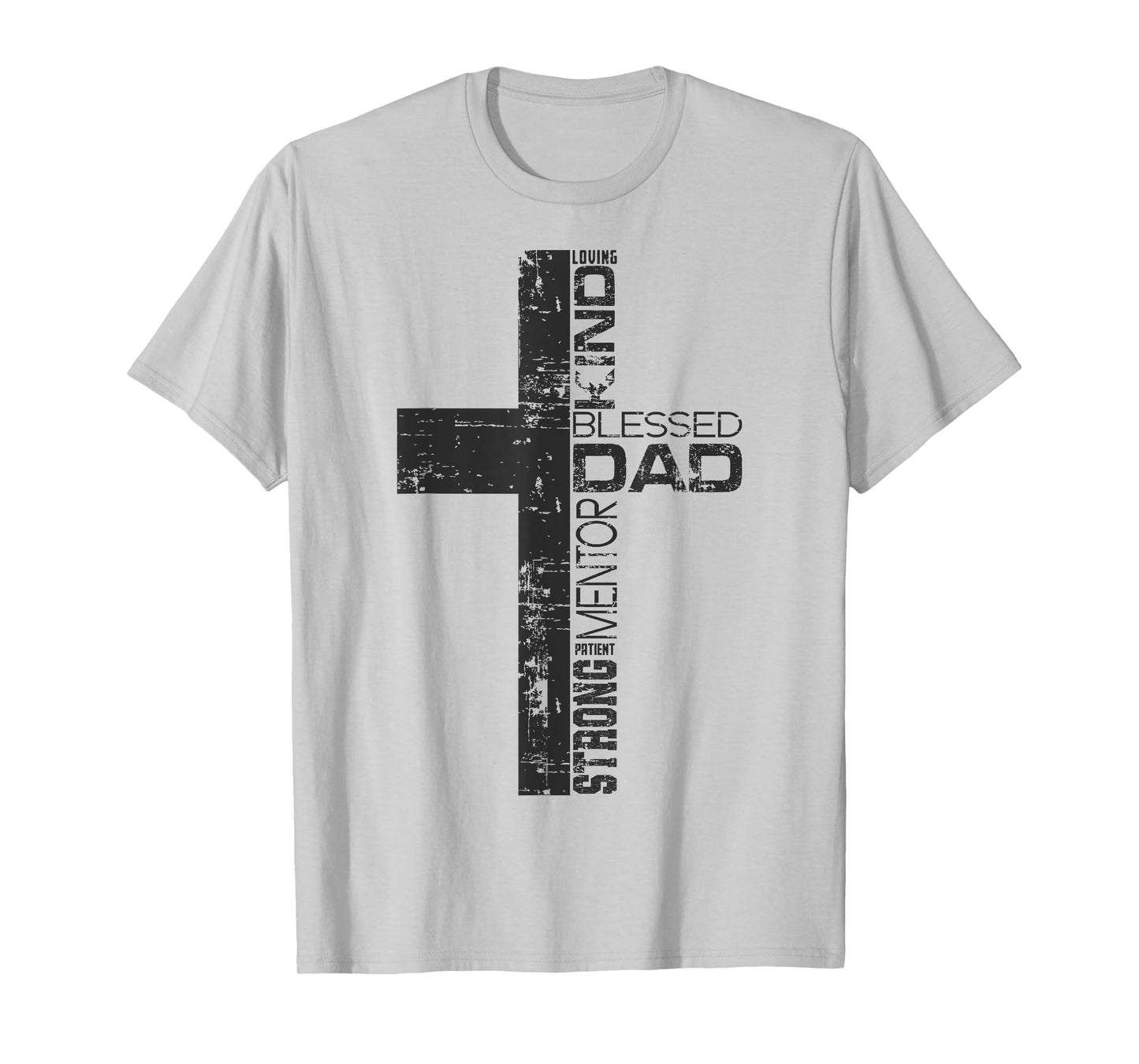 Blessed Dad Cross Christians Tee Father's Day Christian Dad T-Shirt