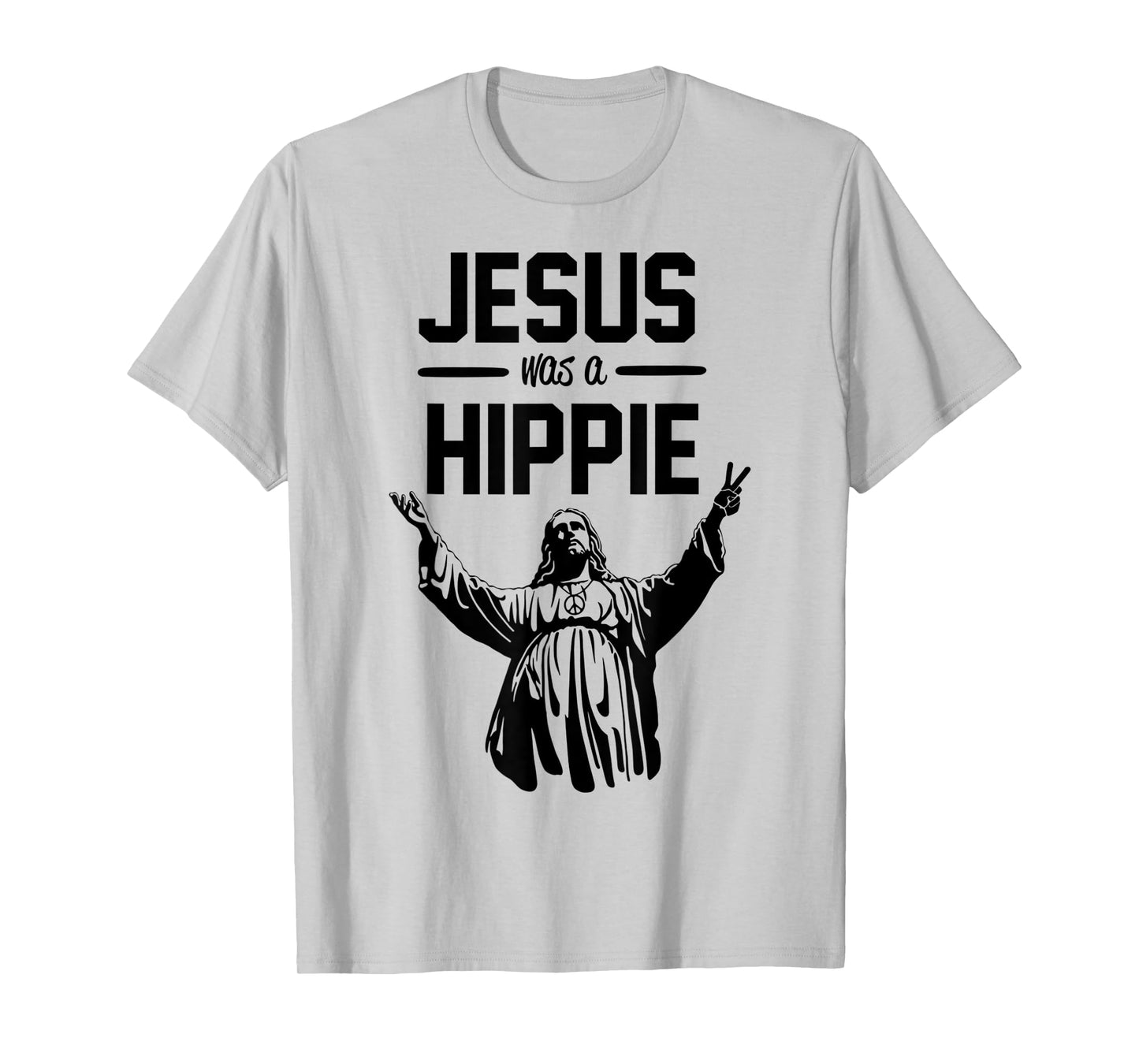 Funny Jesus was A Hippie Design T-Shirt