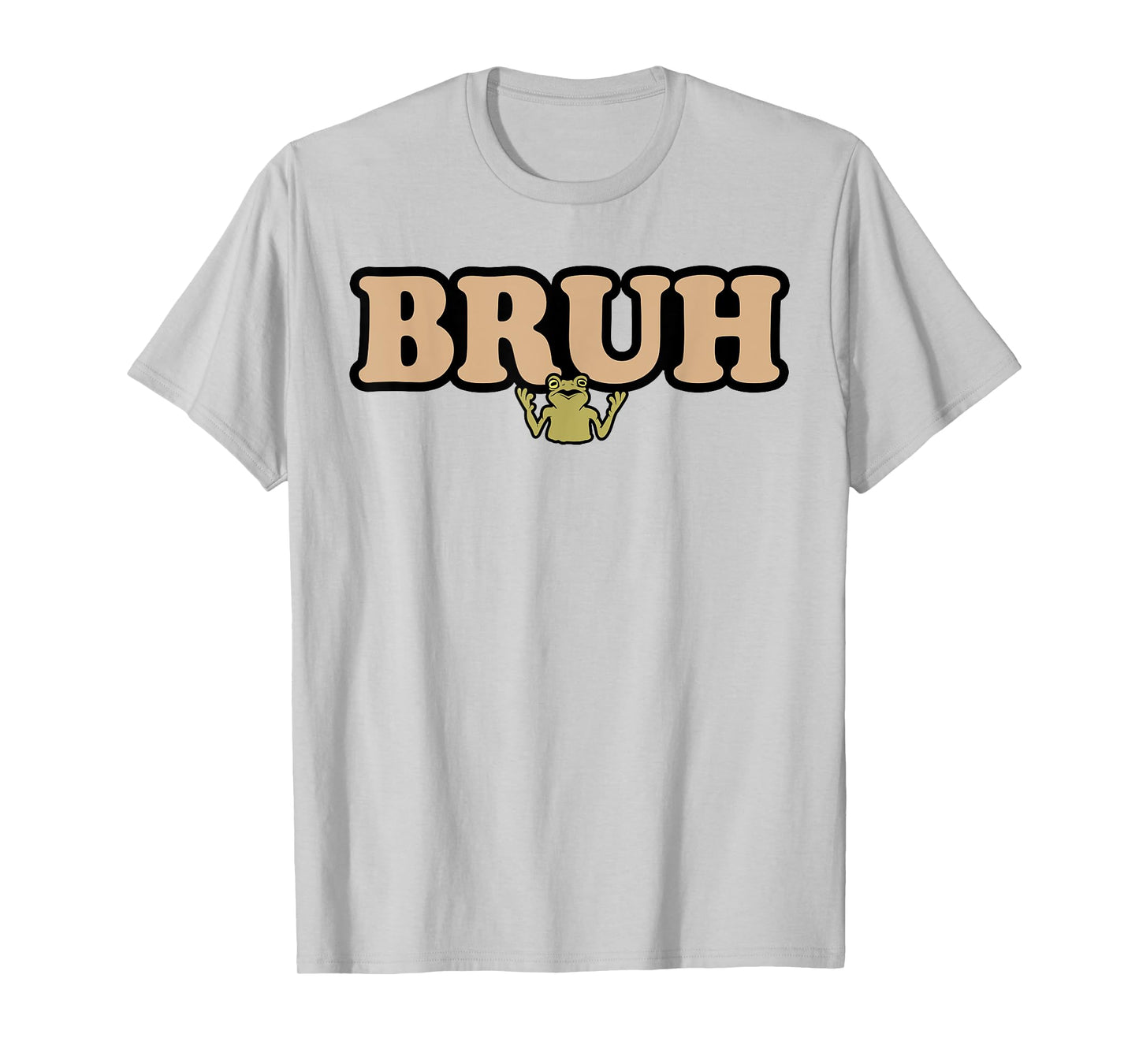 Bruh Frog Meme Shirt Funny Bruh Frog Boys Girls T-Shirt
