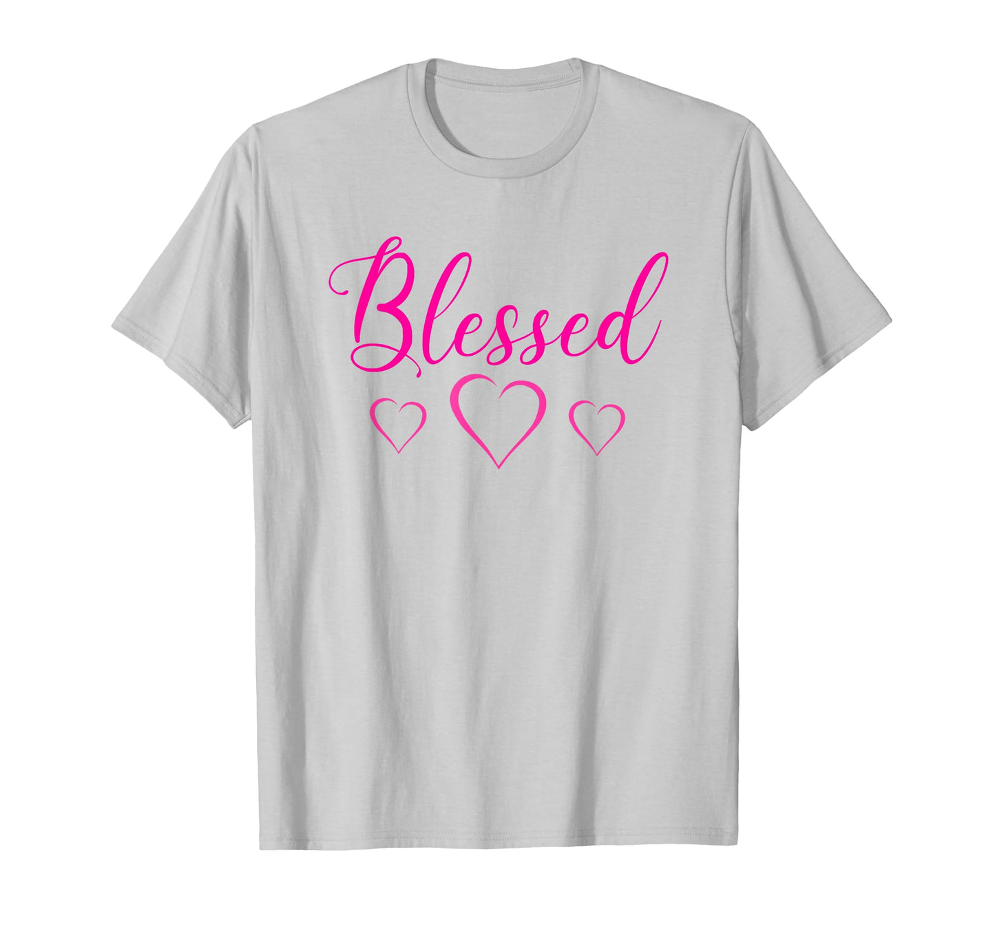Blessed Tshirt for Women Heart Cute Sayings Tee Top T-Shirt