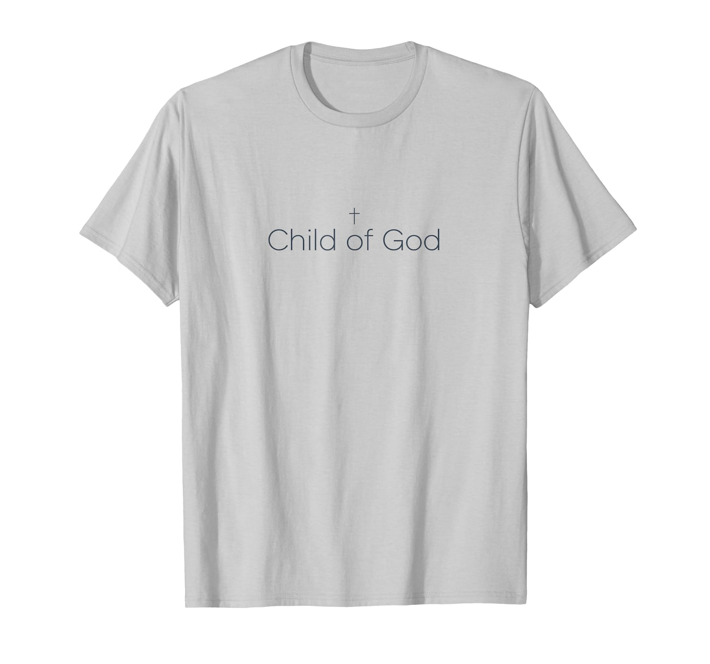 Child of God Minimalist Cross Design T-Shirt