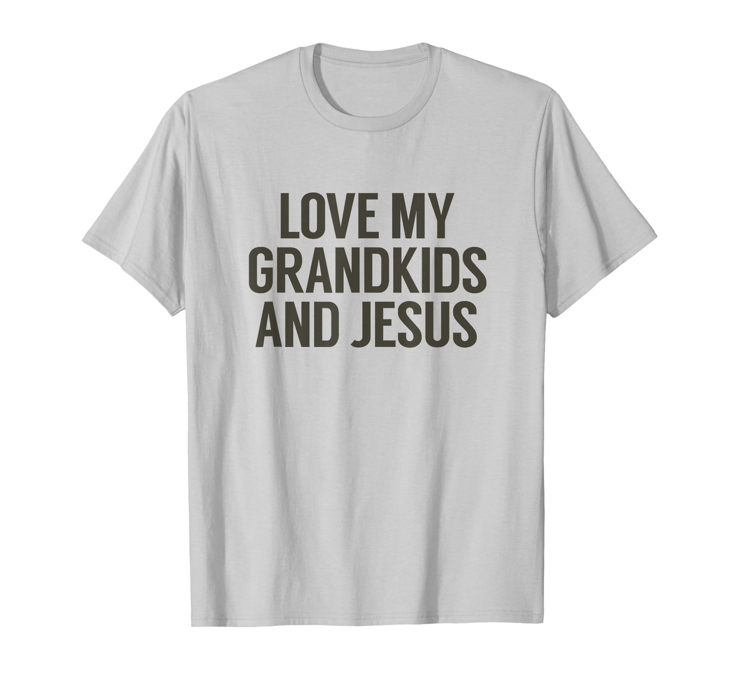 Love My Grandkids and Jesus, Christian Family TShirt T-Shirt