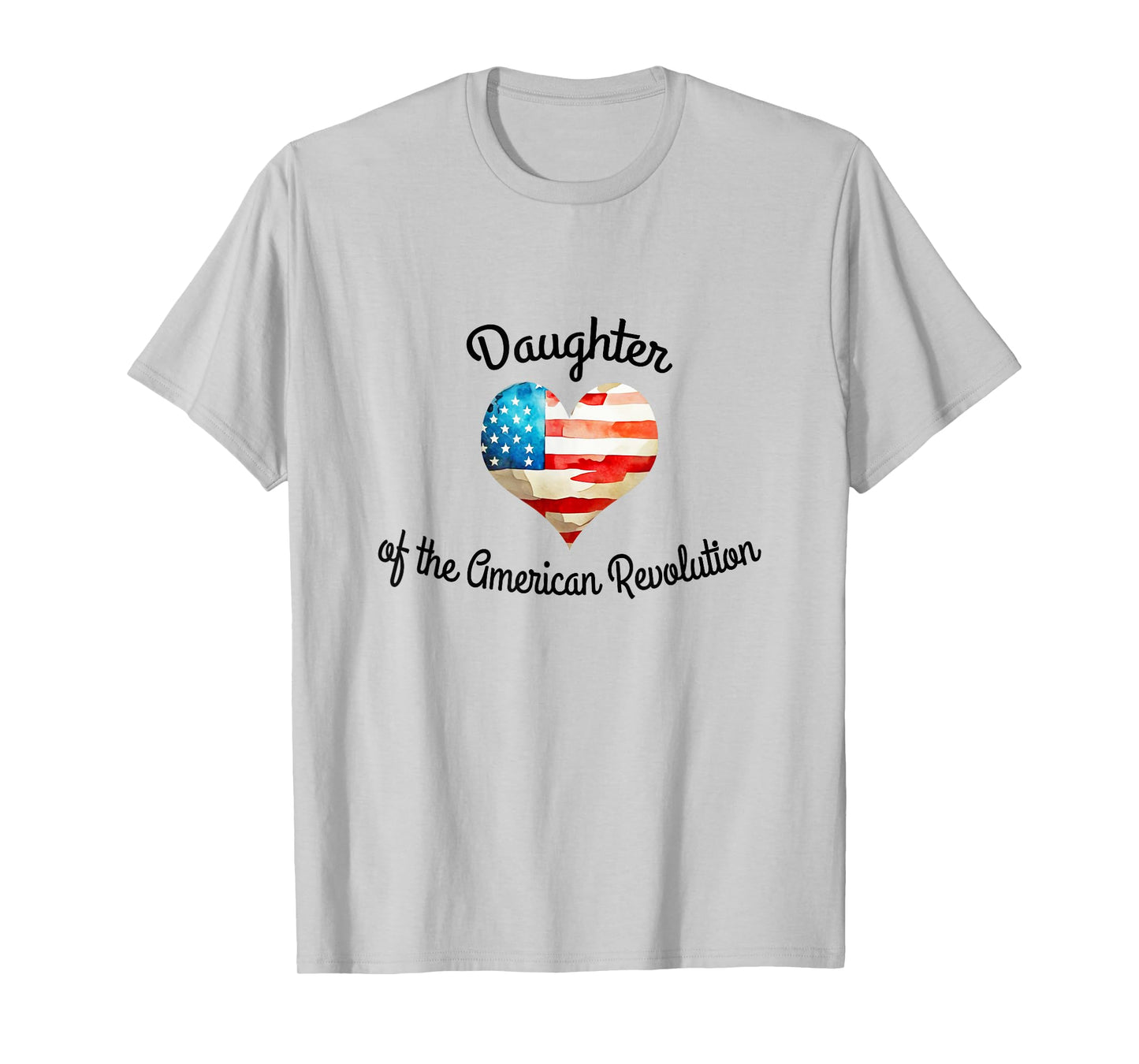 Daughter of American Revolution DAR History USA Heart b T-Shirt
