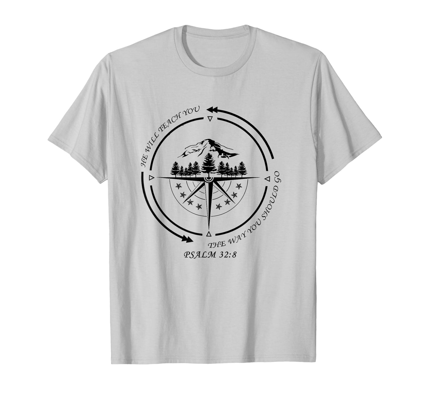 He Will Teach You The Way You Should Go Bible Verse Faith T-Shirt