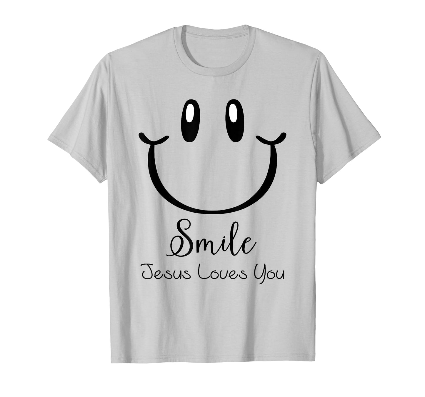 Smile Jesus Loves You: Kids & Adult Christian Faith Gospel T-Shirt
