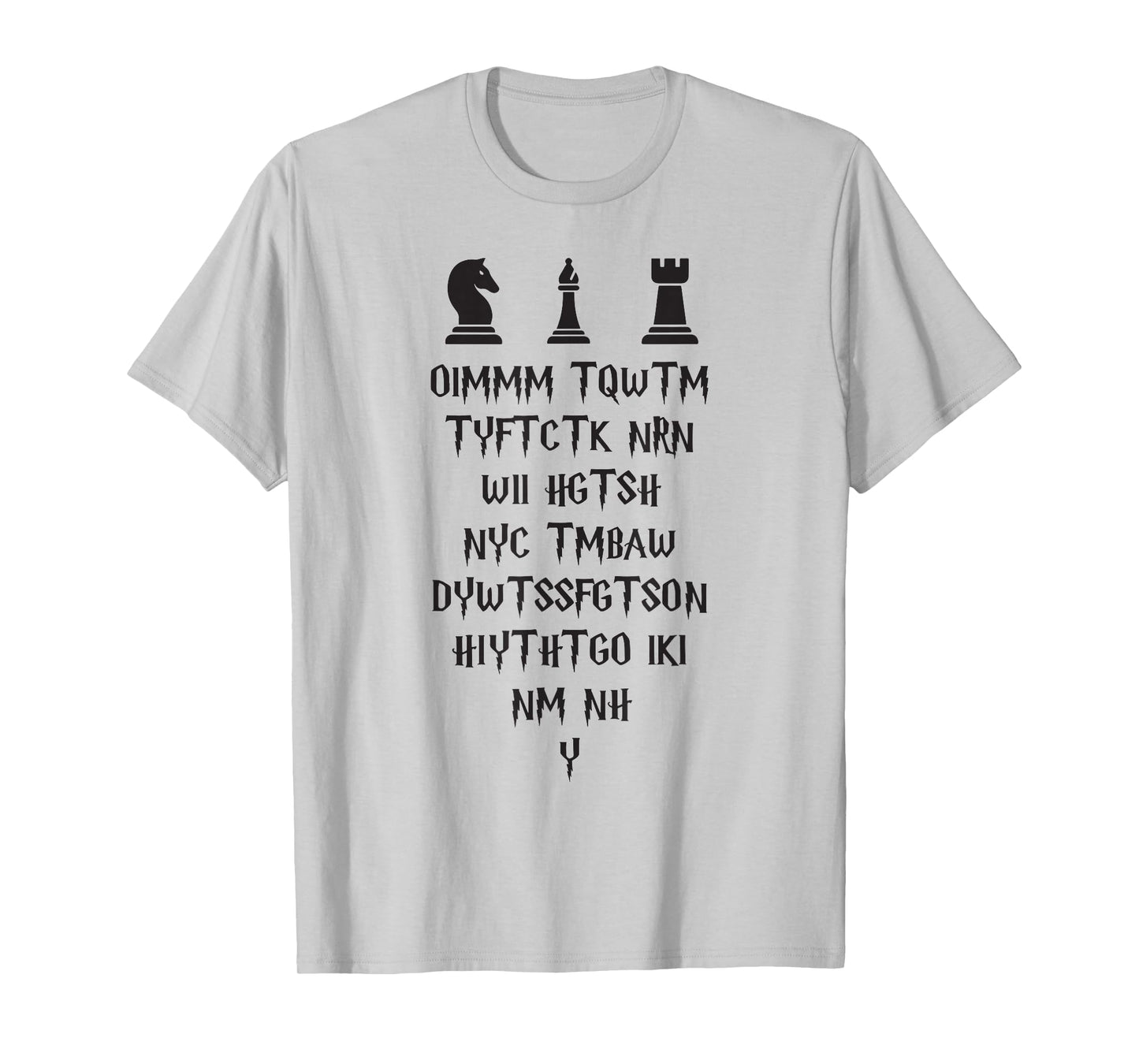 Once I Make My Move Acronym Wizard Chess funny design T-Shirt