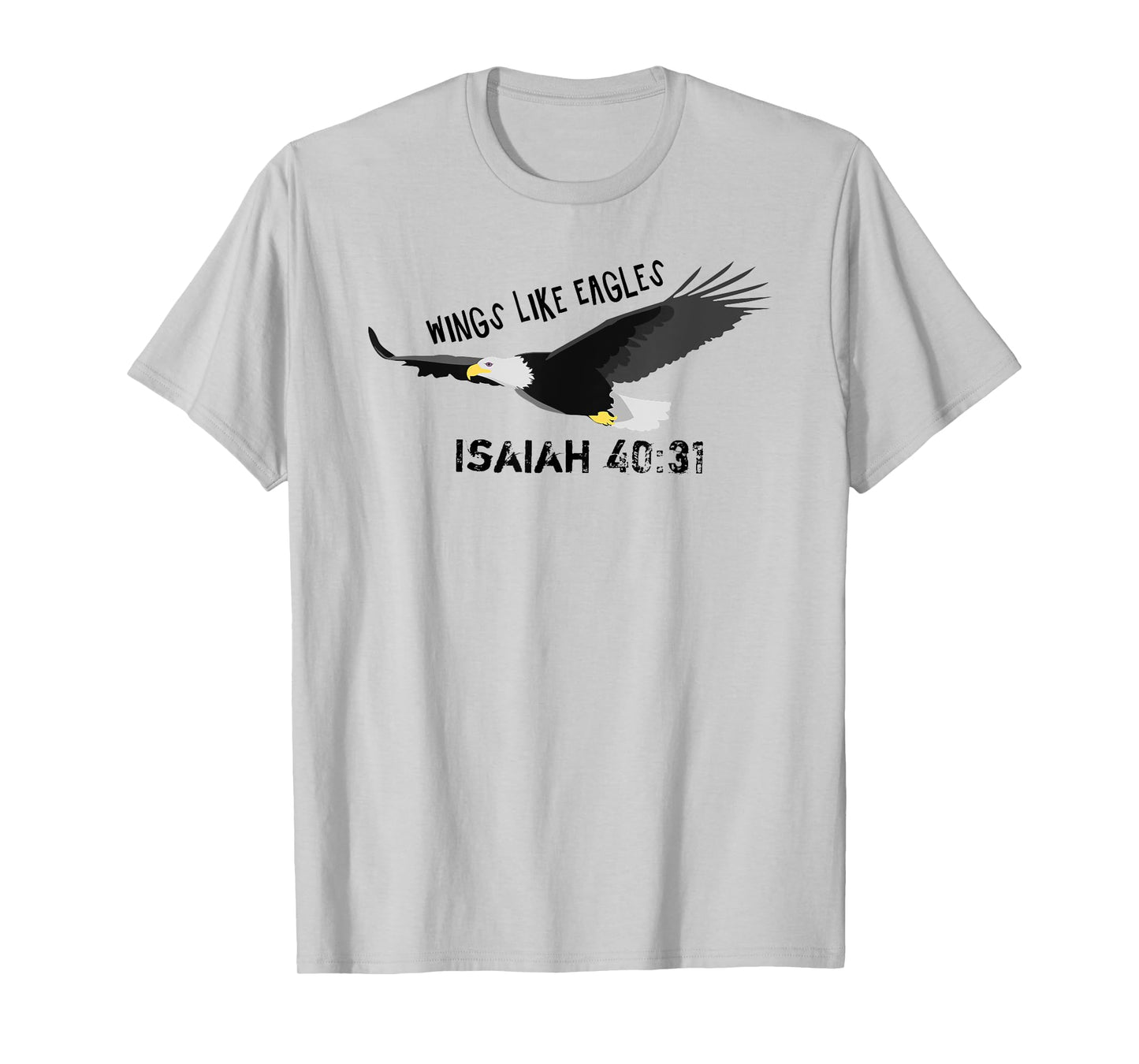 Wings Like Eagles - Isaja 40.31 - Bible Verse - Jesus 4m3 T-Shirt