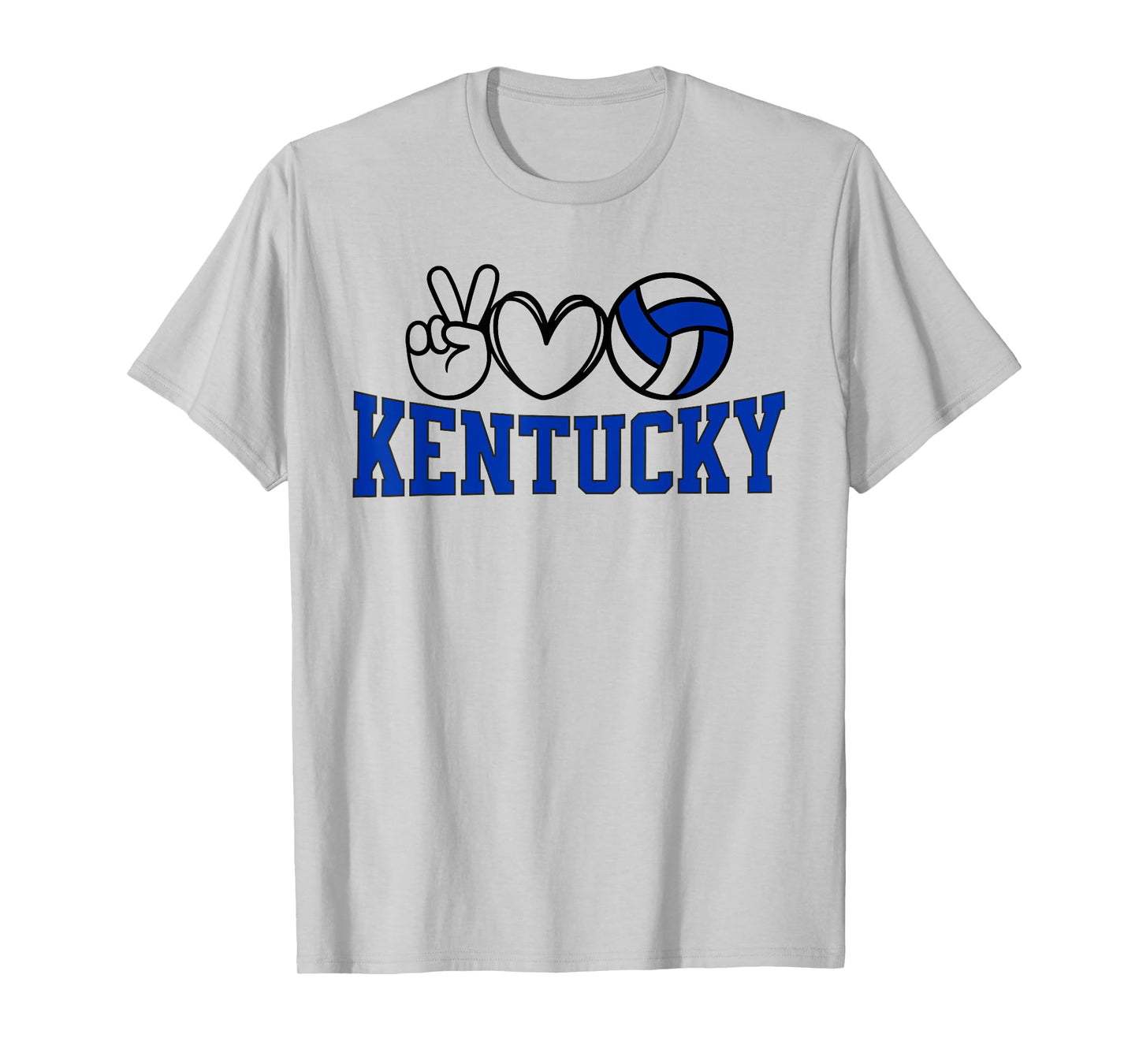 Peace Love Volleyball, Kentucky Women Teen Girls Tween T-Shirt