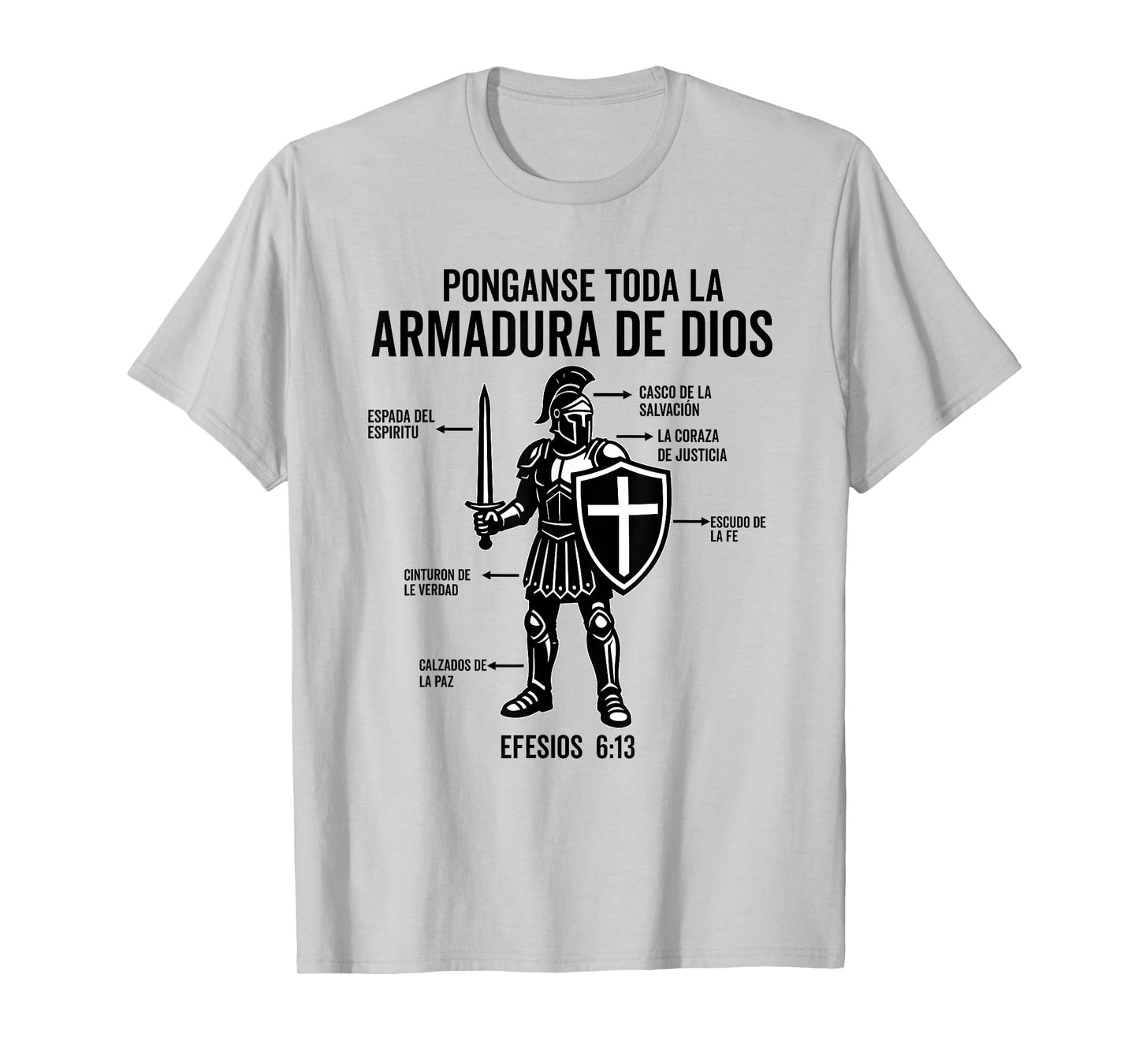 Camiseta cristiana en espanol Versiculo Spanish Christians T-Shirt