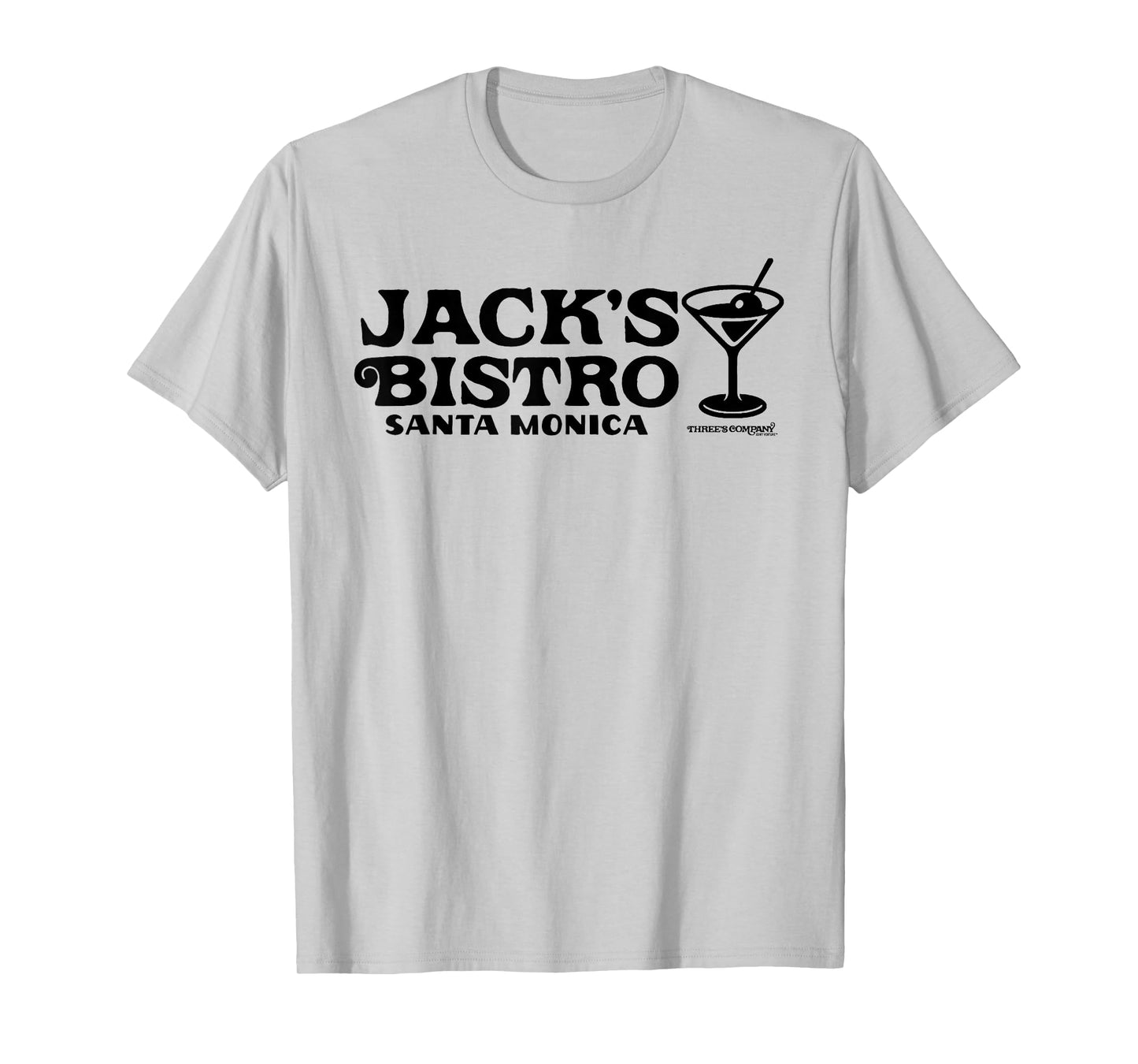 Jack's Bistro Logo Retro Three's Company Jack Tripper Pub T-Shirt