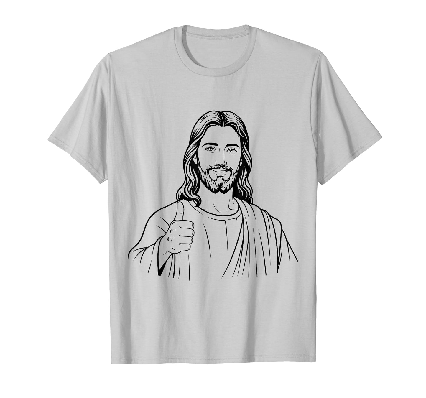 Jesus Christ Thumbs Up Funny Christianity Roman Catholic T-Shirt