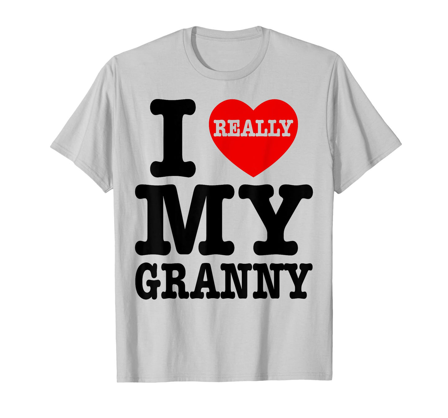 I Love (Heart) My Granny Grandma Kids Granddaughter Grandson T-Shirt