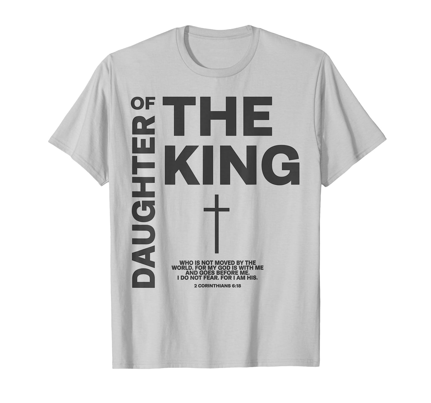 Daughter of King Child of God Jesus Christian Women Kids T-Shirt
