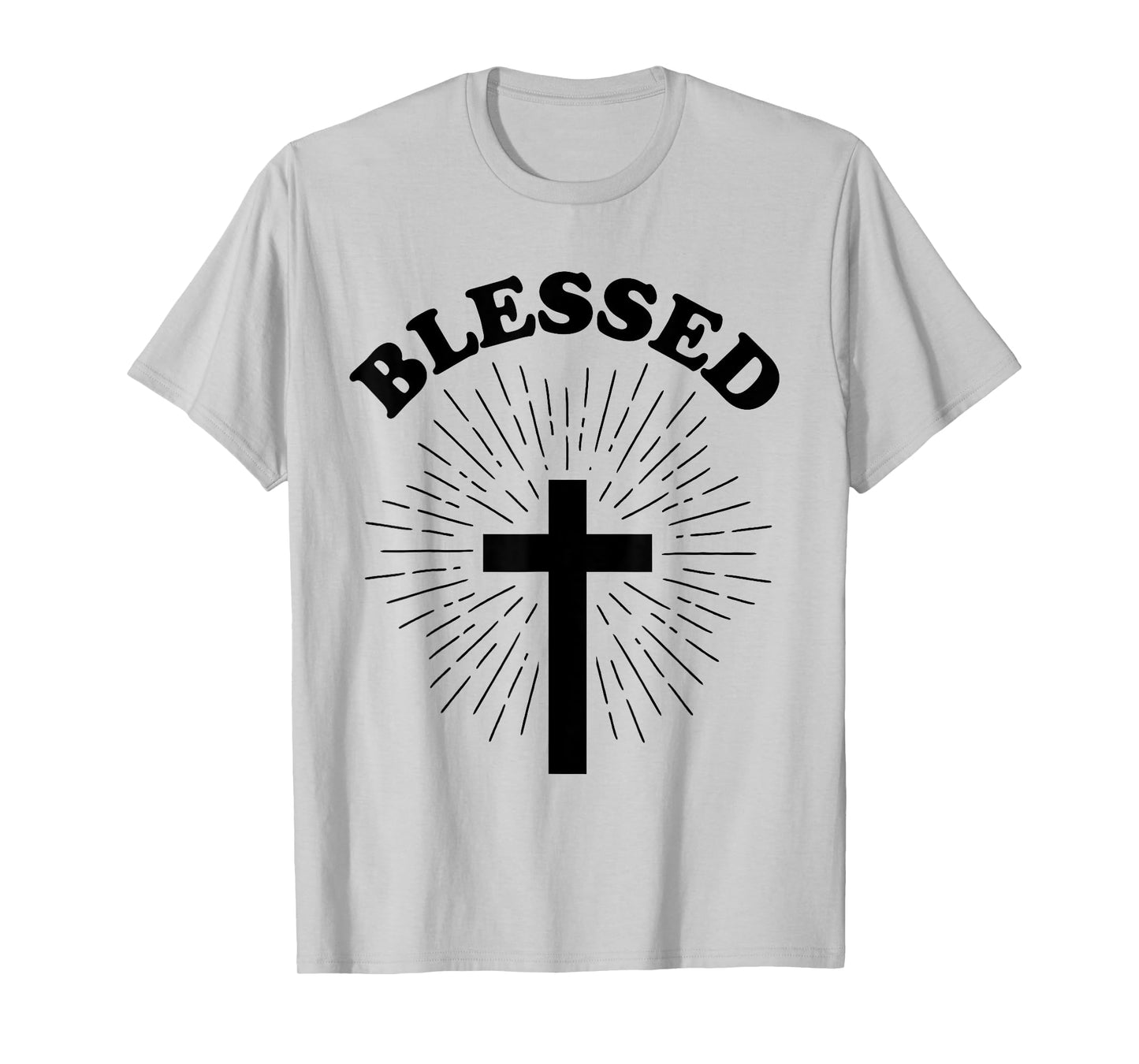 Vintage Blessed Christian Faith Cross Jesus Lover Spiritual T-Shirt