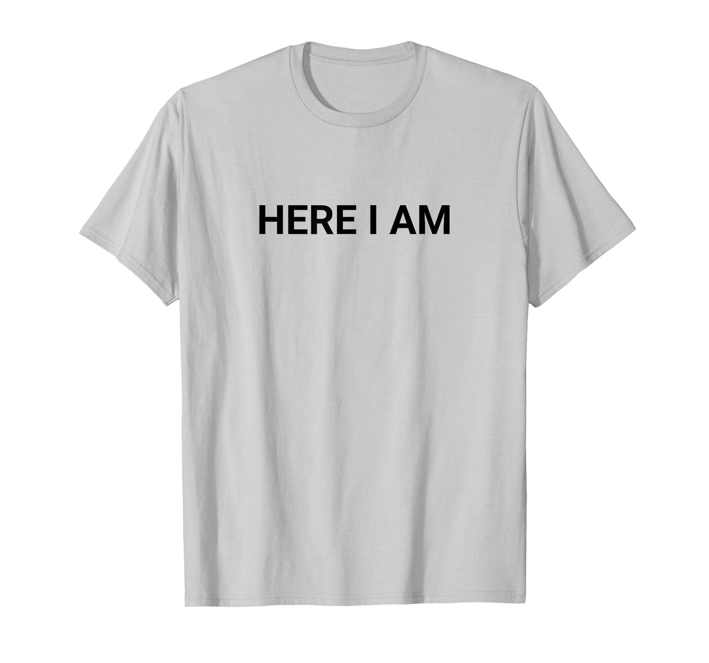 American Patriotic Minimal Design HERE I AM T-Shirt