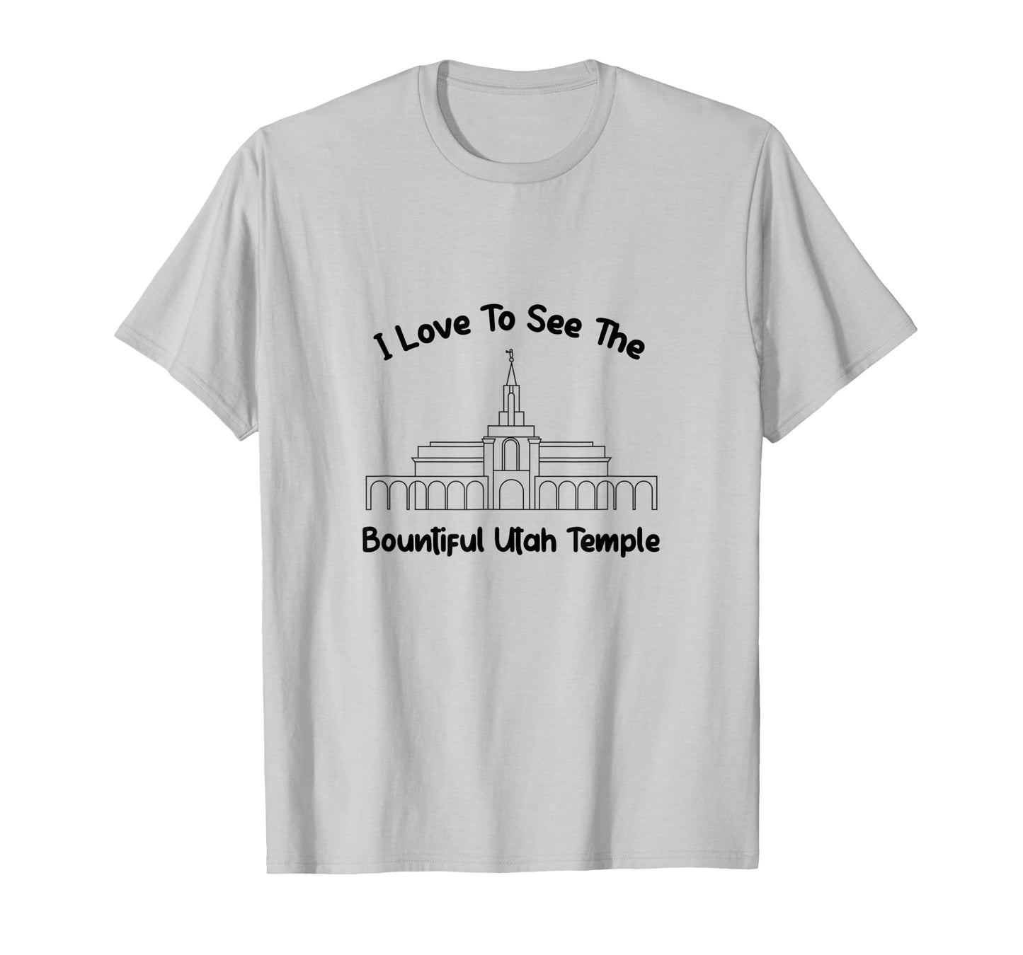 Bountiful Utah Temple, I love to see my temple, primary T-Shirt