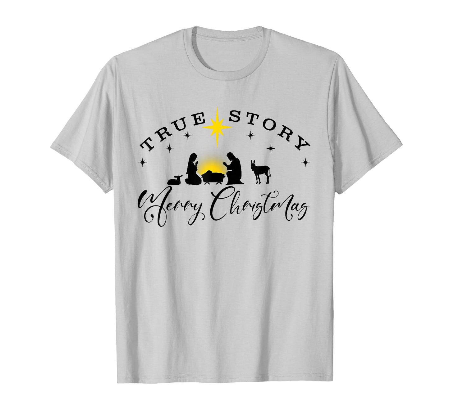 Christmas Nativity Shirt True Story Nativity Scene T-Shirt