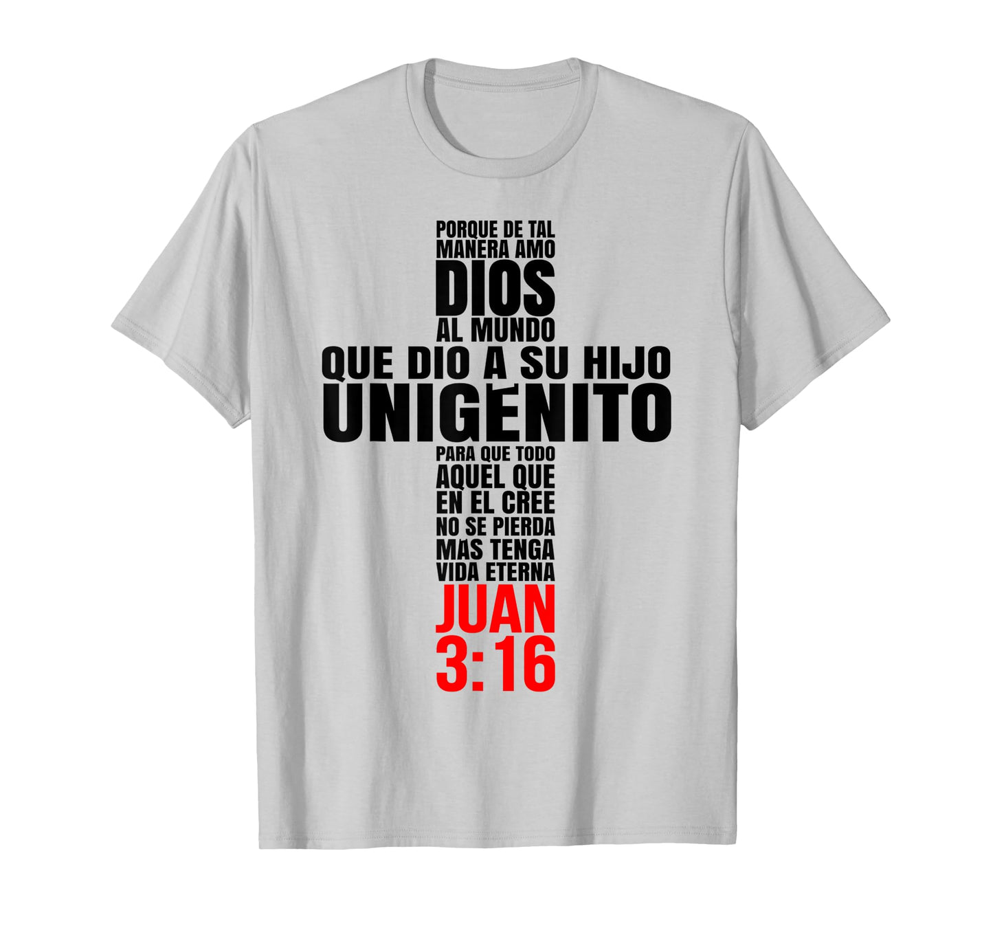 Funny Cross Juan 3 16 Quotes for Christians T-Shirt