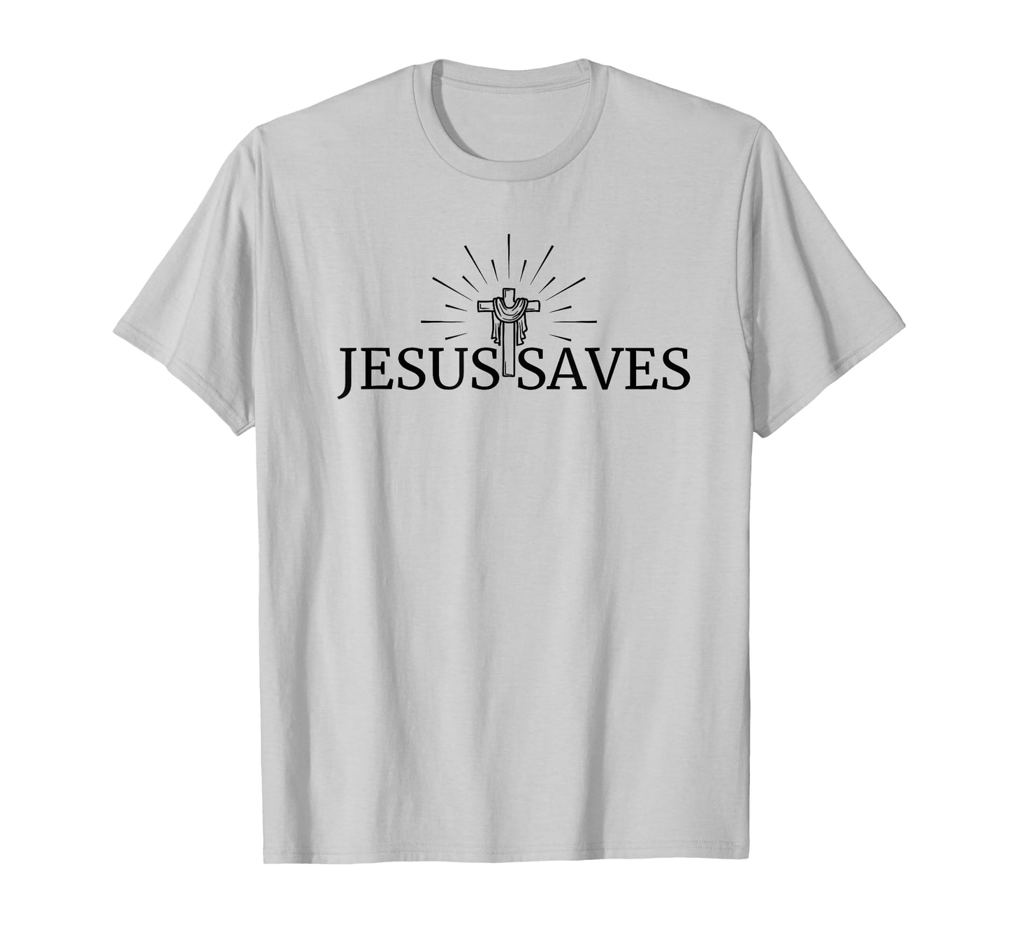Jesus Saves Christian Cross God Faith Bible Religious Pray T-Shirt
