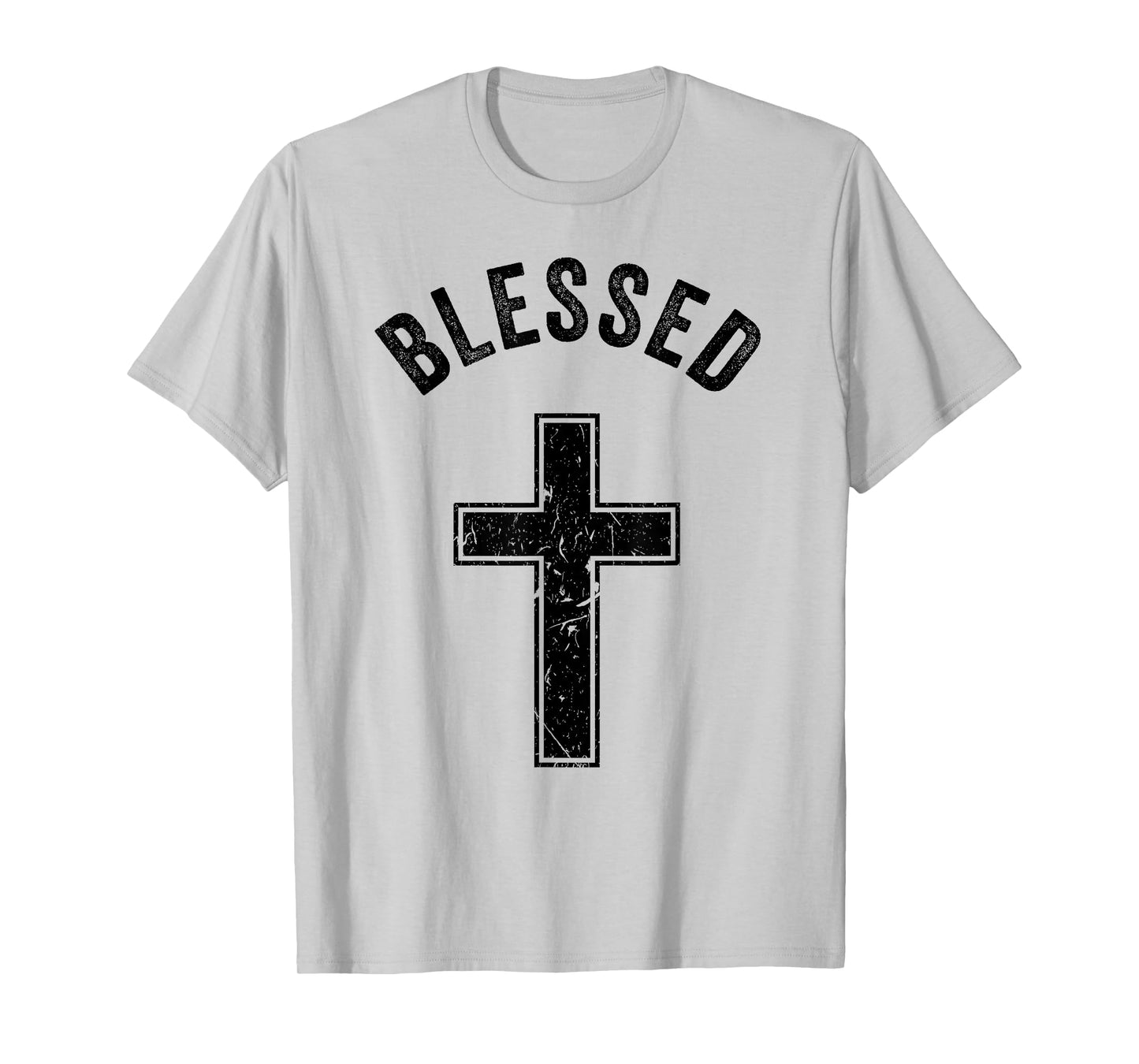 Vintage Blessed Christian Faith Cross Jesus Lover Spiritual T-Shirt