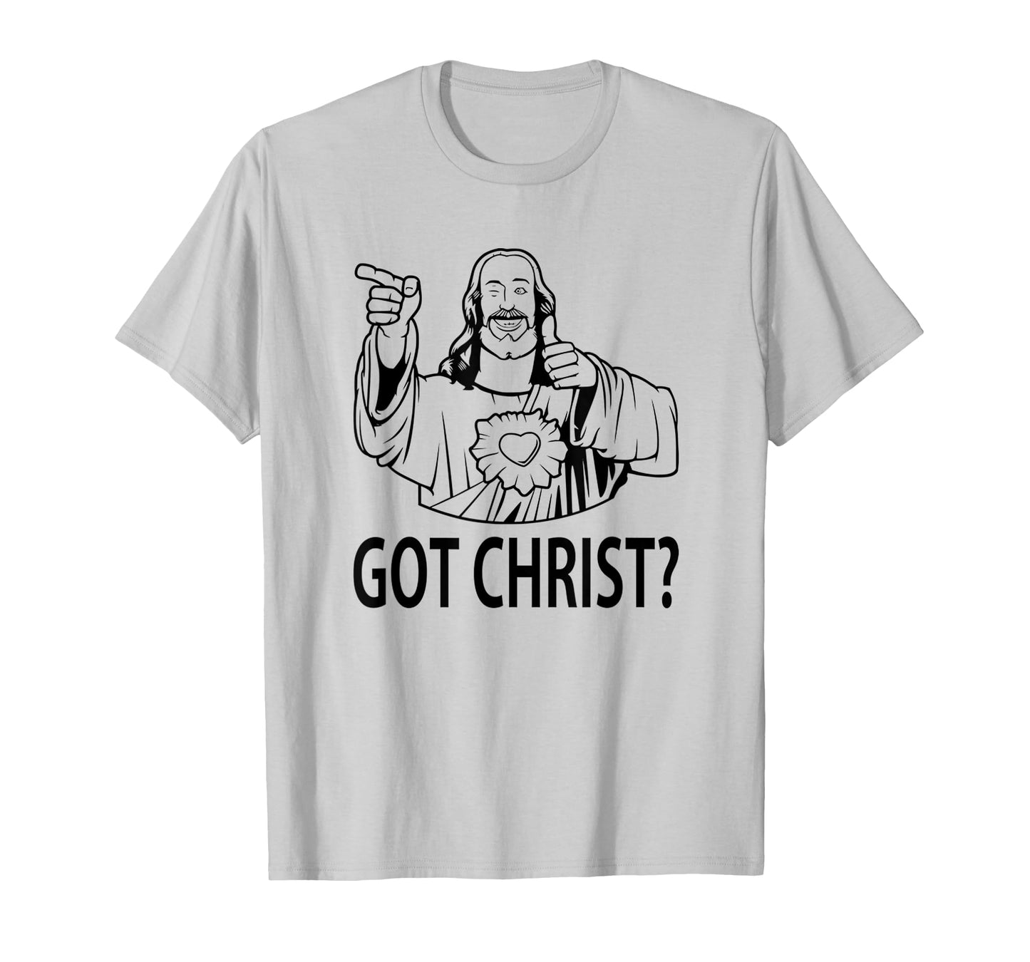 Funny Happy Buddy Jesus Christ Religious Christian T-Shirt