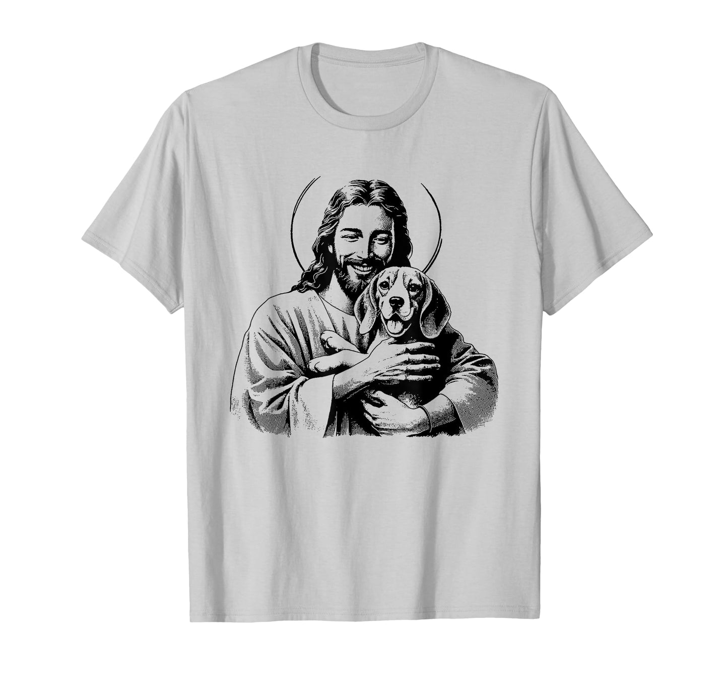 Jesus Beagle Dog - Funny Christian Religious Dog Lover Men Women Kids T-Shirt