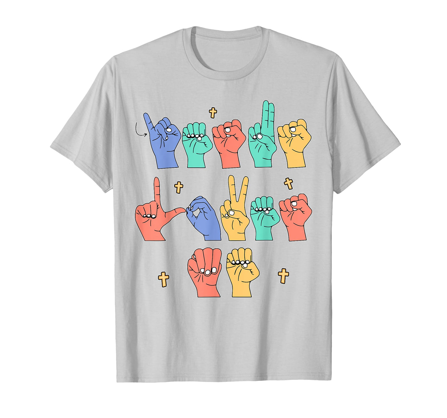 Jesus Loves Me ASL Christian Jesus Toddler You Sign Language T-Shirt