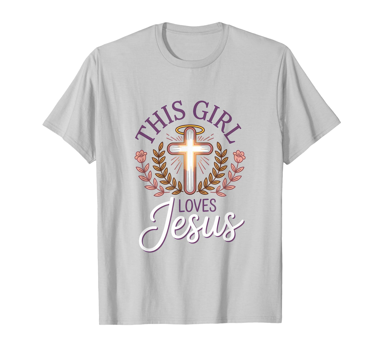 This Girl Loves Jesus Christian Girl Jesus T-Shirt