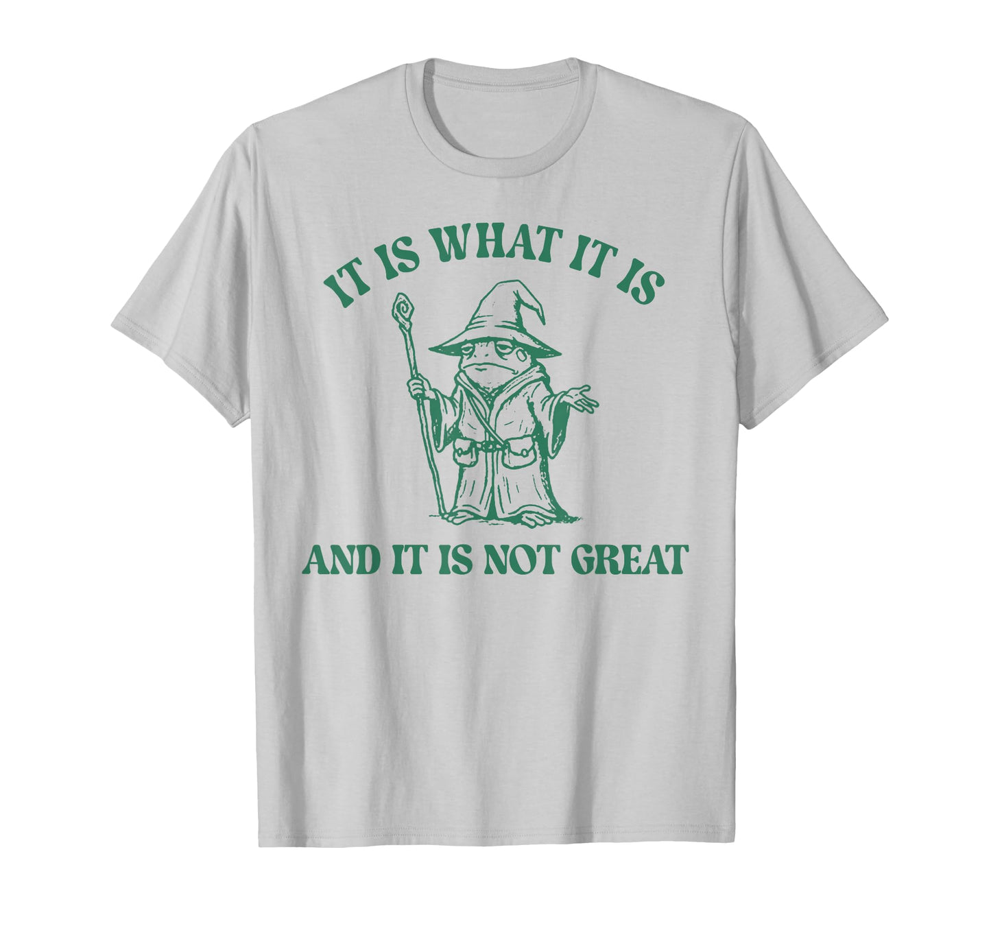 Frog Witch It Is What It Is And It Is Not Great T-Shirt