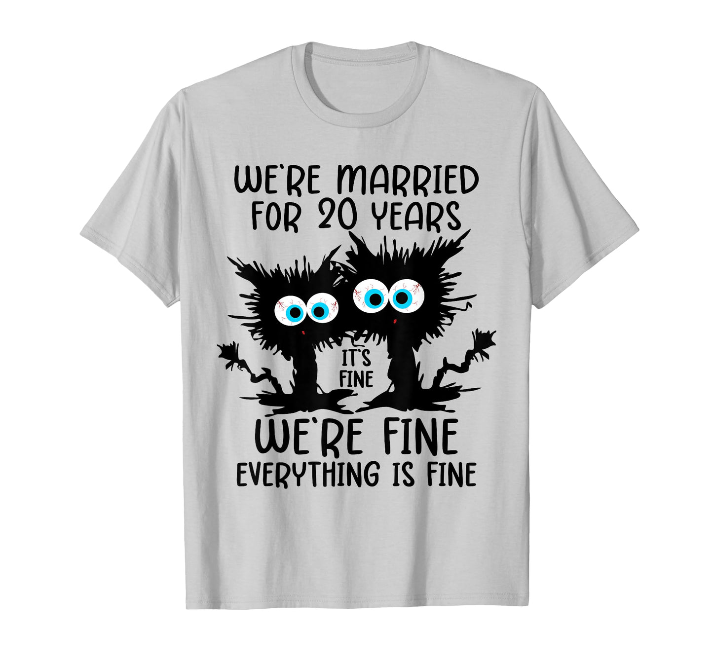 China Wedding We're Married For 20 Years T-Shirt
