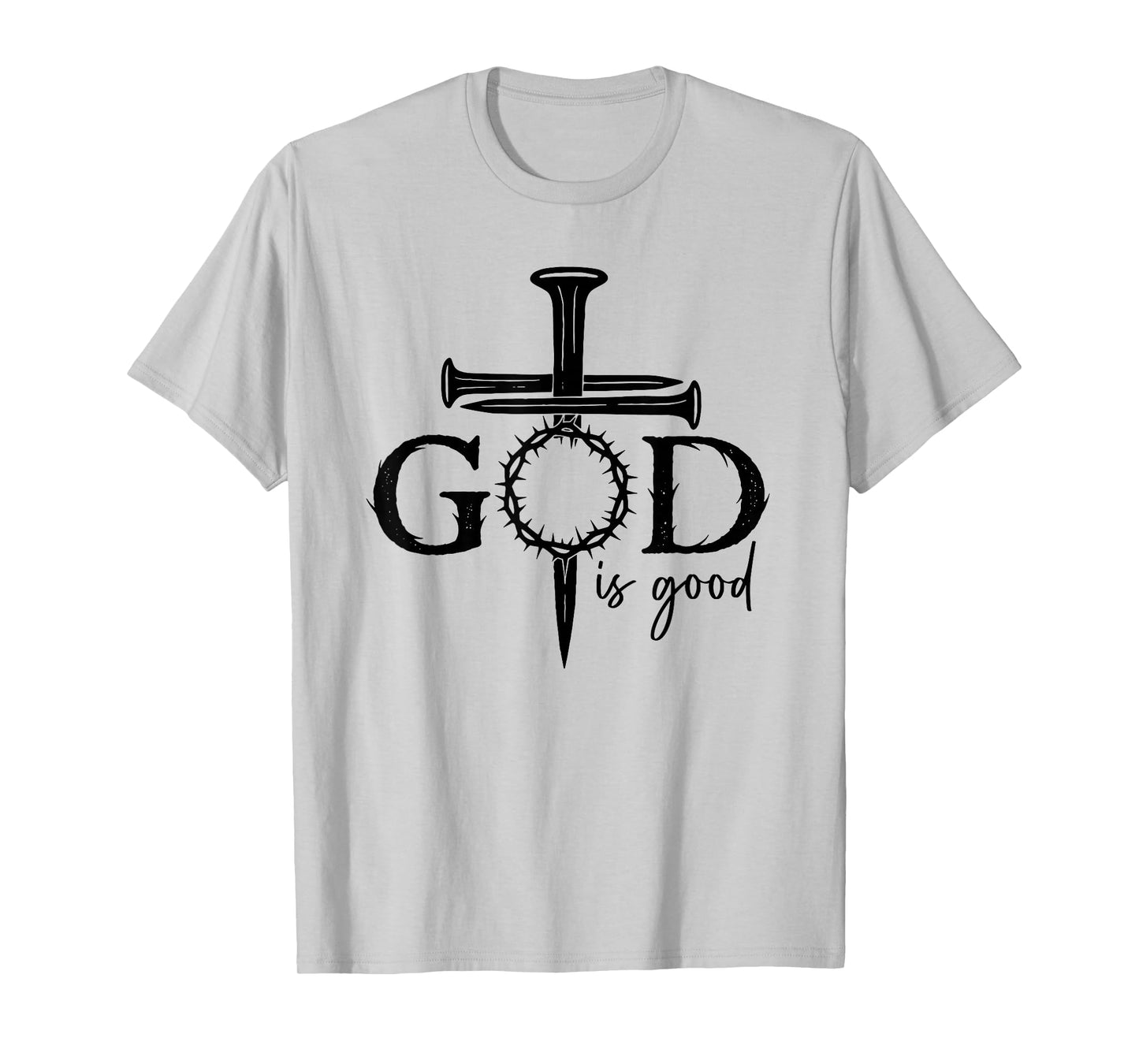 Jesus God is Good Christian Cross God Faith Bible Religious T-Shirt