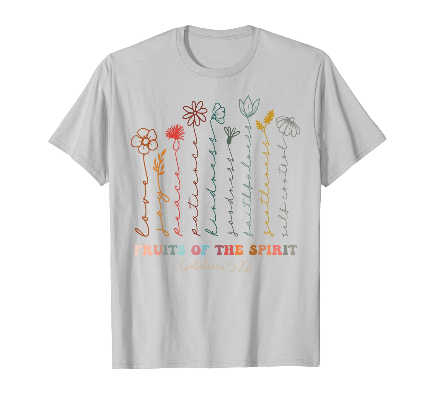 Christian Bible Verse The Fruits Of The Spirit Galatians T-Shirt