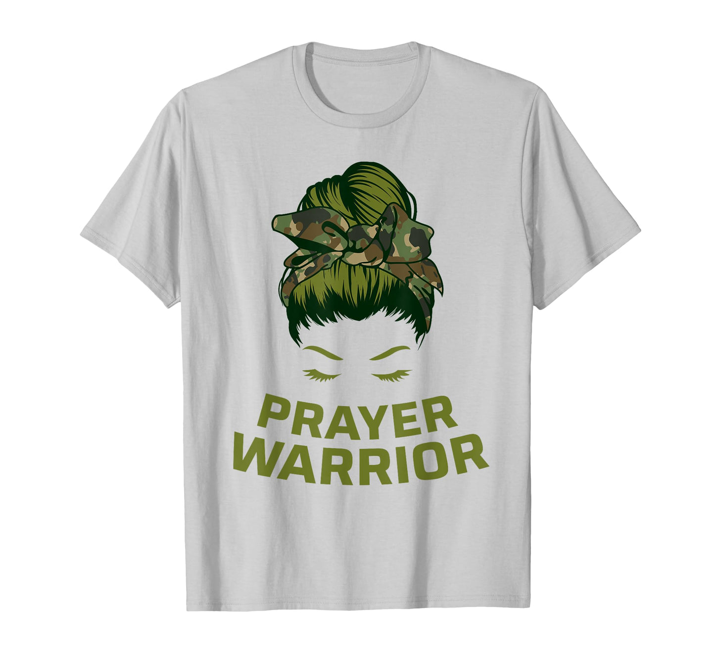 Prayer Warrior Women Faith God Jesus Christian T-Shirt