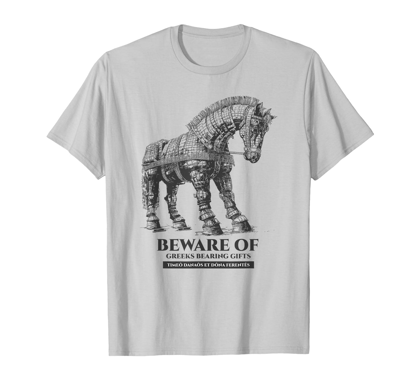 Chapter Keepers Unisex-Adults Greek Mythology T-Shirt - Grey, Small, Short Sleeve
