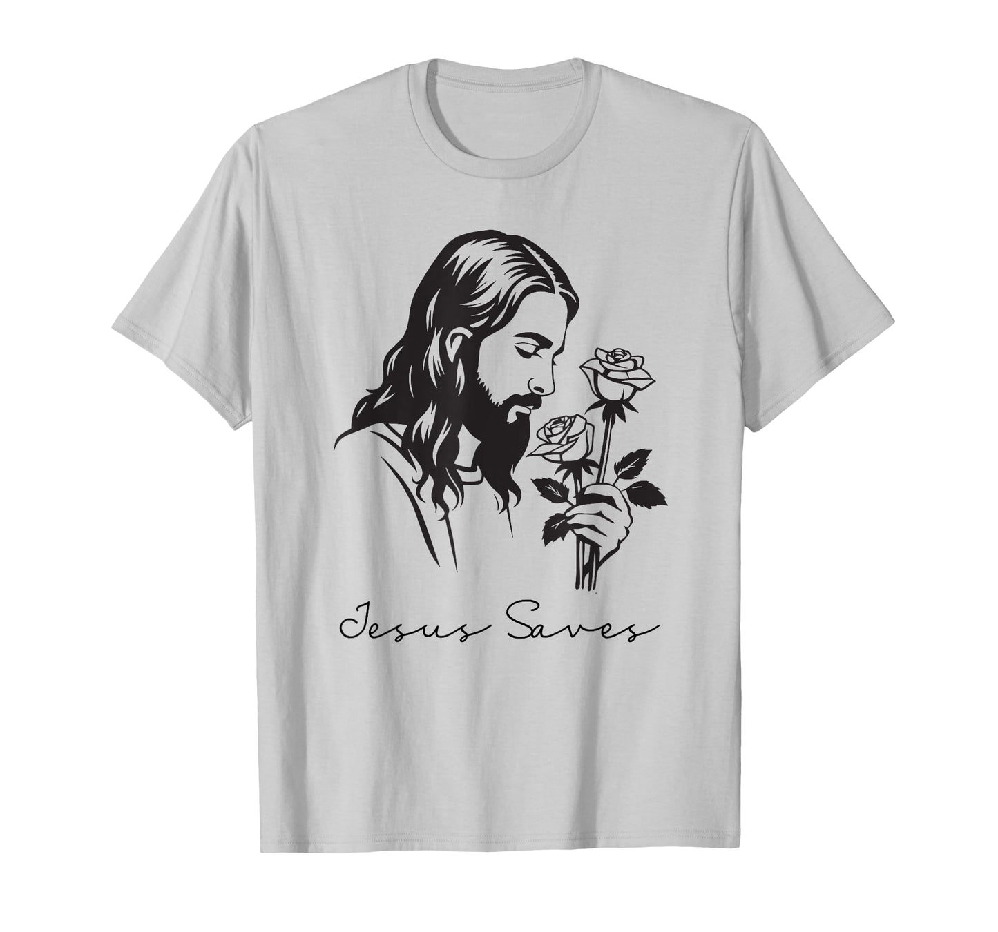 Jesus Saves Jesus Christian Cross God Faith Bible Religious T-Shirt
