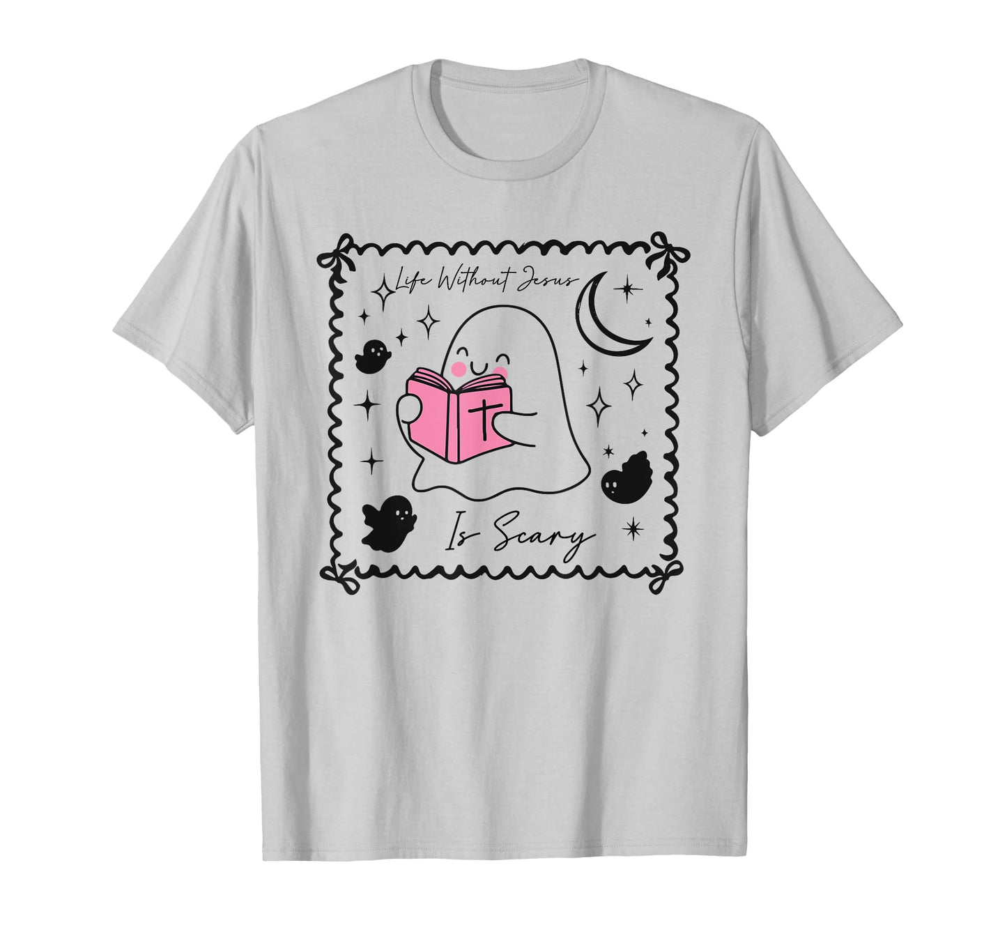 Spooky Life is Scary Without Jesus Christian Halloween T-Shirt