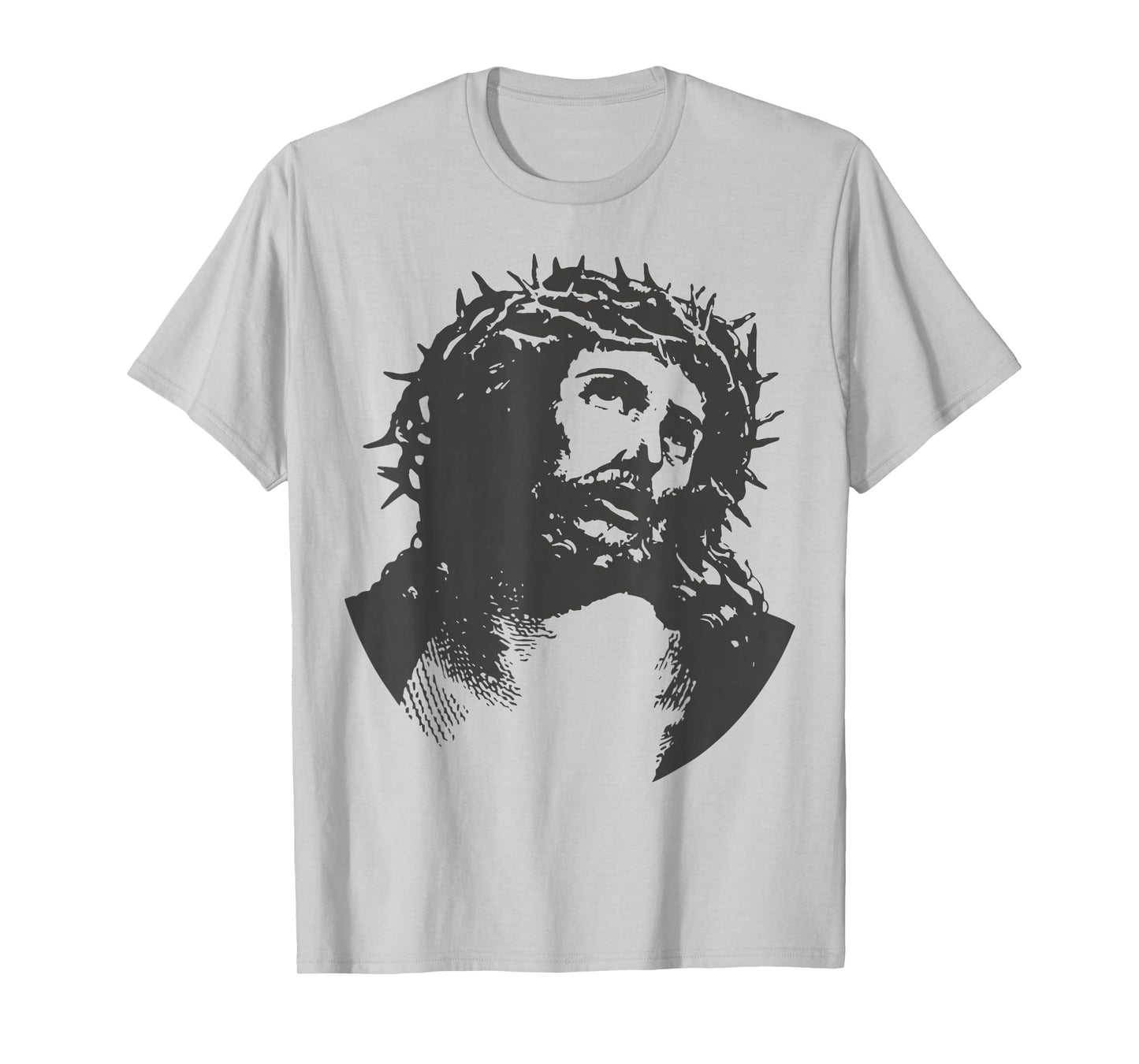 Jesus Christ Crucifix Crucified Easter Crown Thorns Catholic T-Shirt