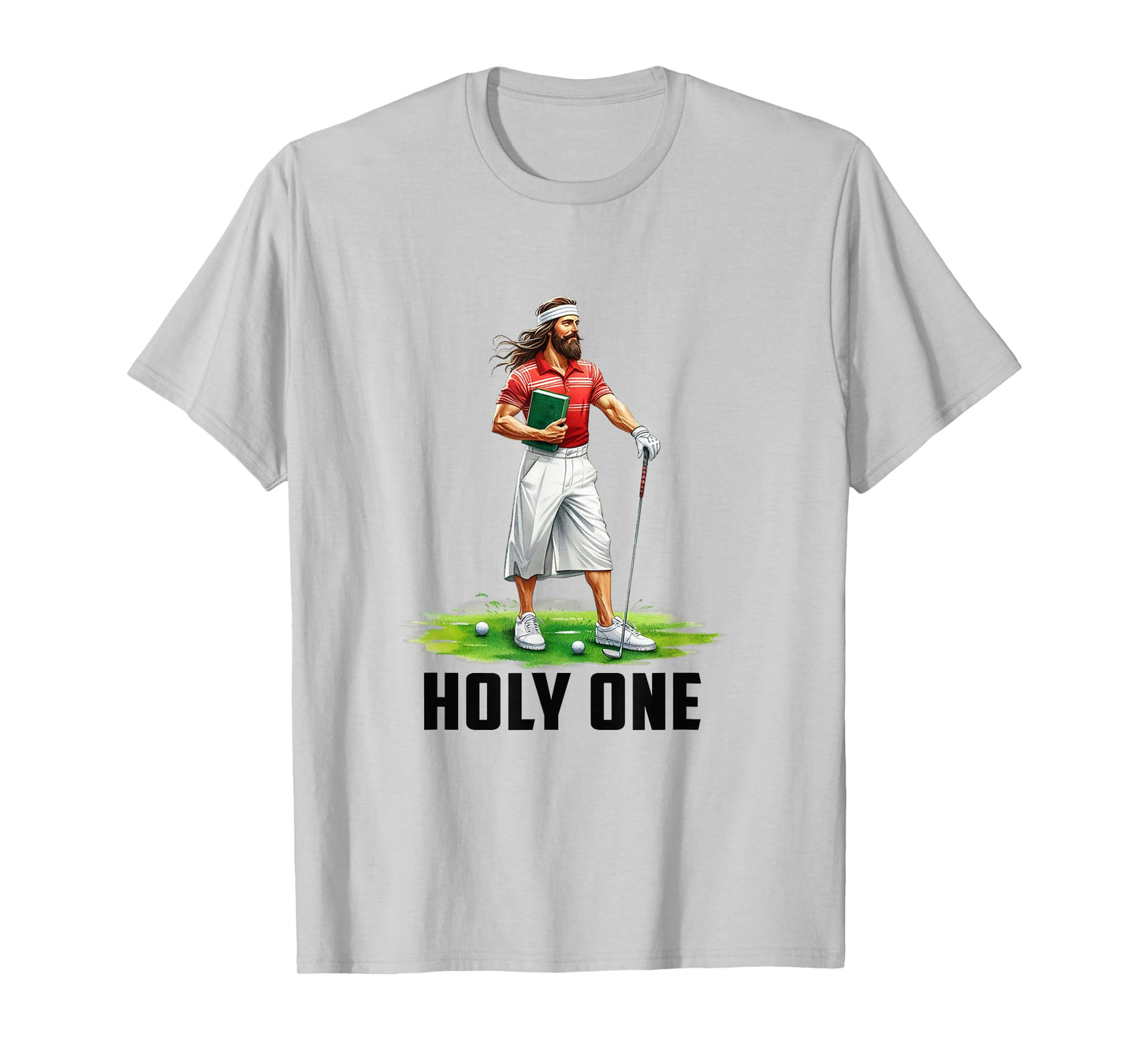Jesus Golf Holy One Christian God Golfers Golfing Christ T-Shirt
