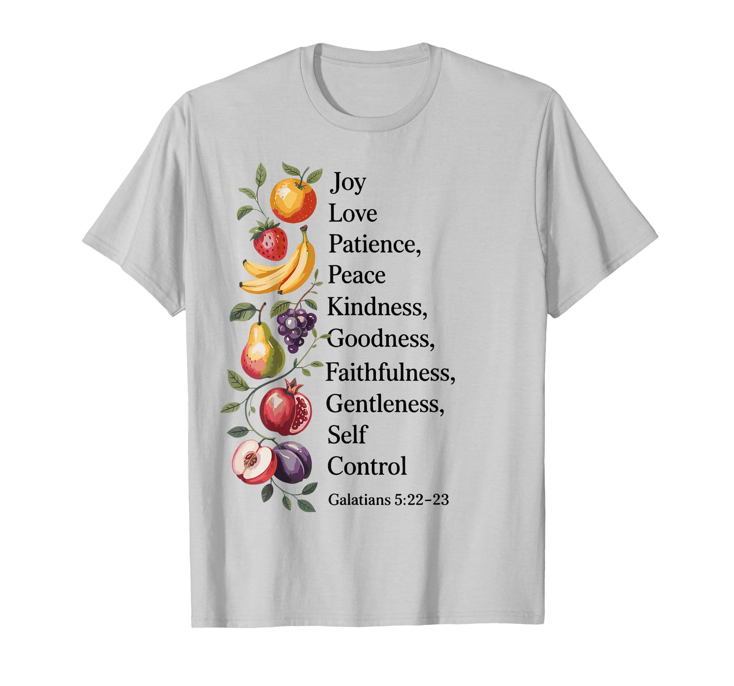 Awesome Galatians Fruit Of The Spirit Religious Verses T-Shirt